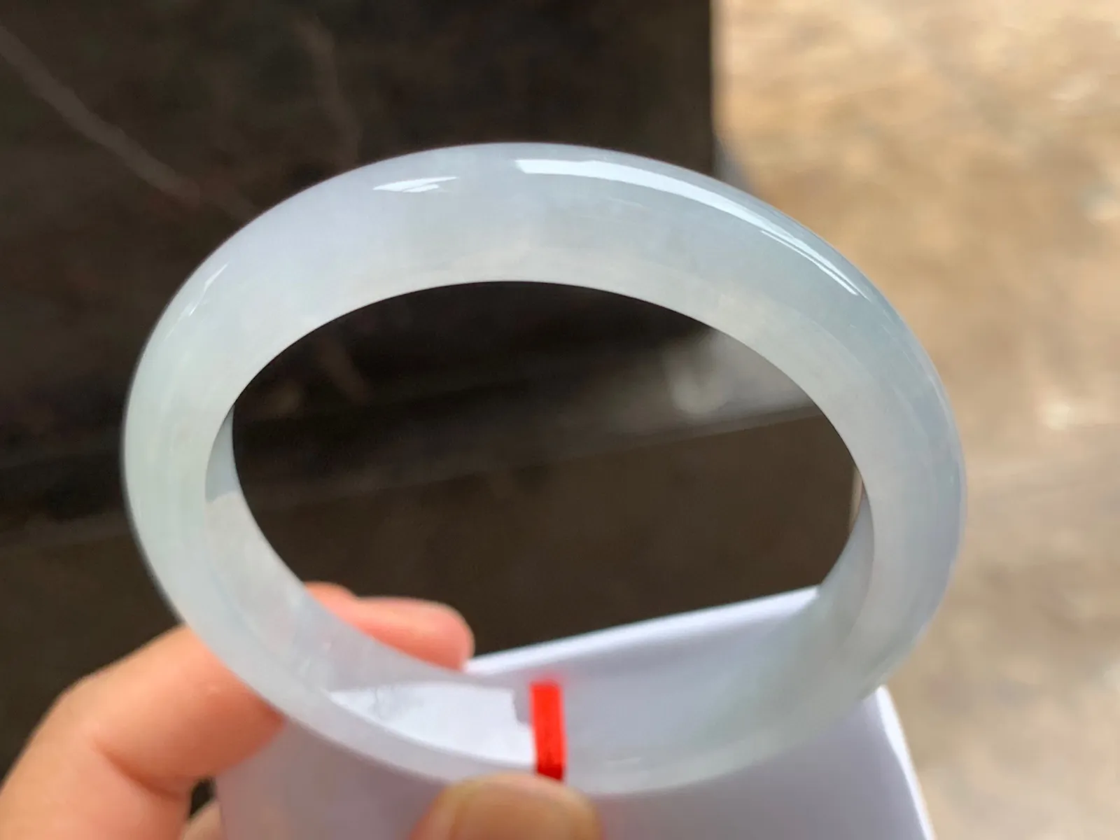 57-11-8mm
冰种手镯  冰透水润 干净