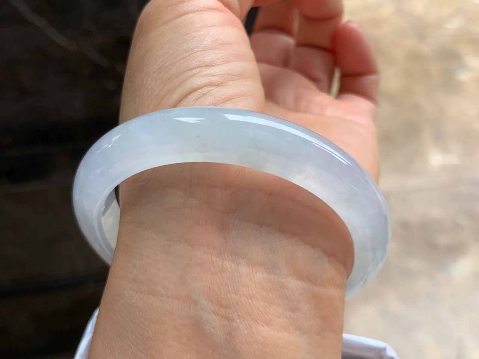 57-11-8mm
冰种手镯  冰透水润 干净