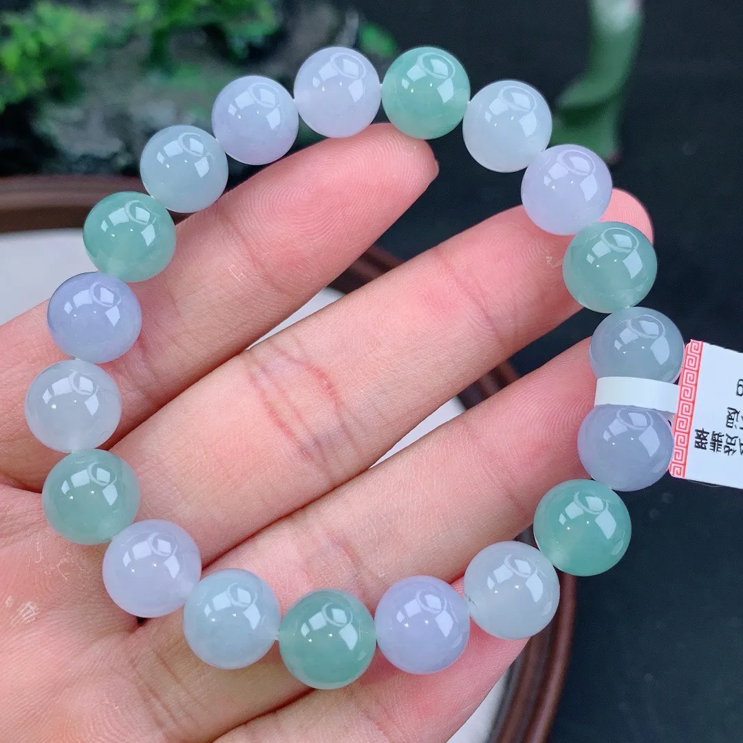 缅甸天然A货多宝圆珠手串
尺寸10.1mm   重33.80g
