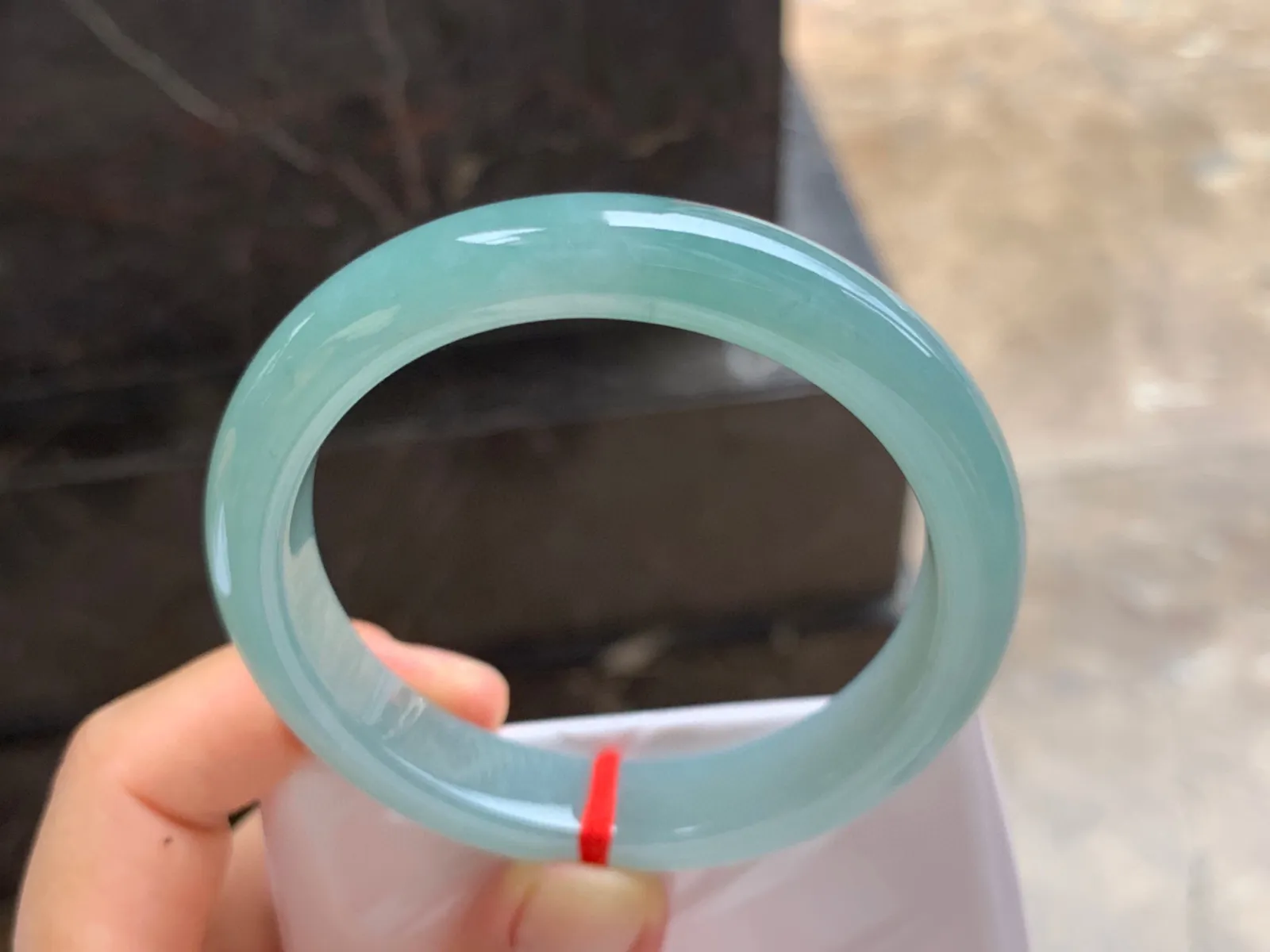 56-12-8.5mm
冰种蓝水手镯 水润