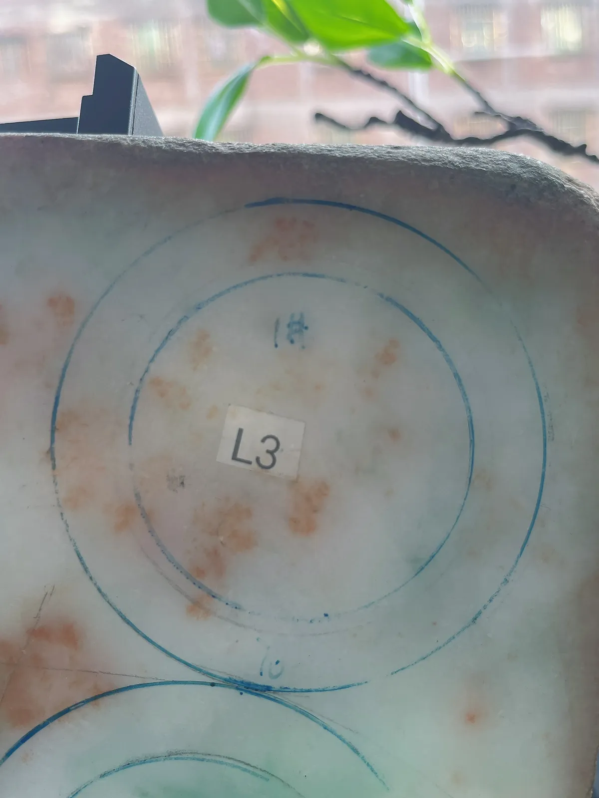 翡翠板料，⭕️正圈最大做61，圆条最大做57