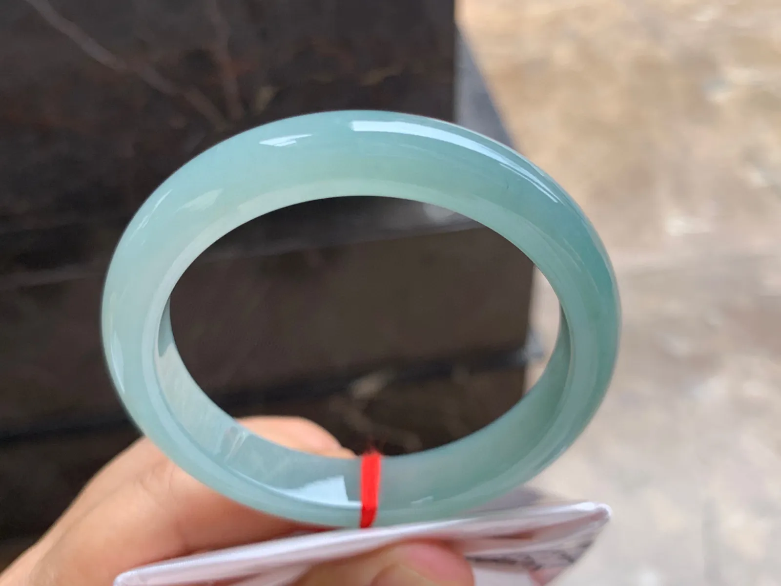 56-12-8.5mm
冰种蓝水手镯 水润