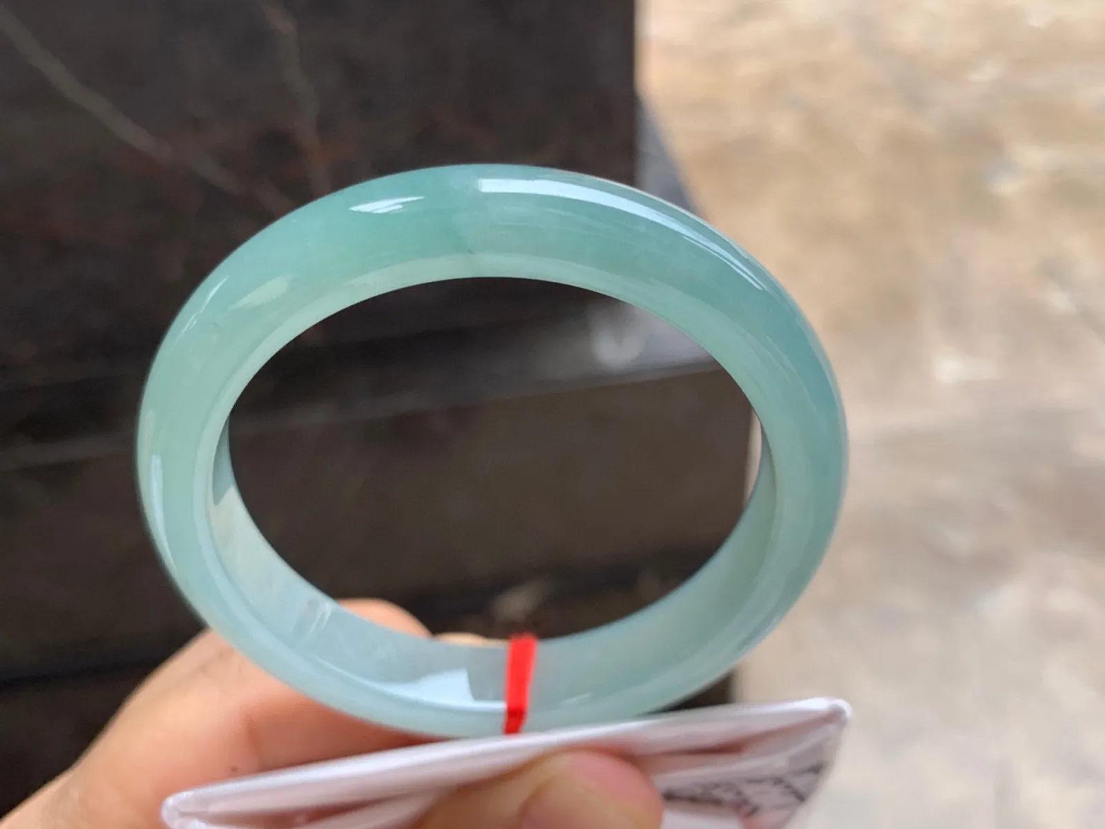56-12-8.5mm
冰种蓝水手镯 水润