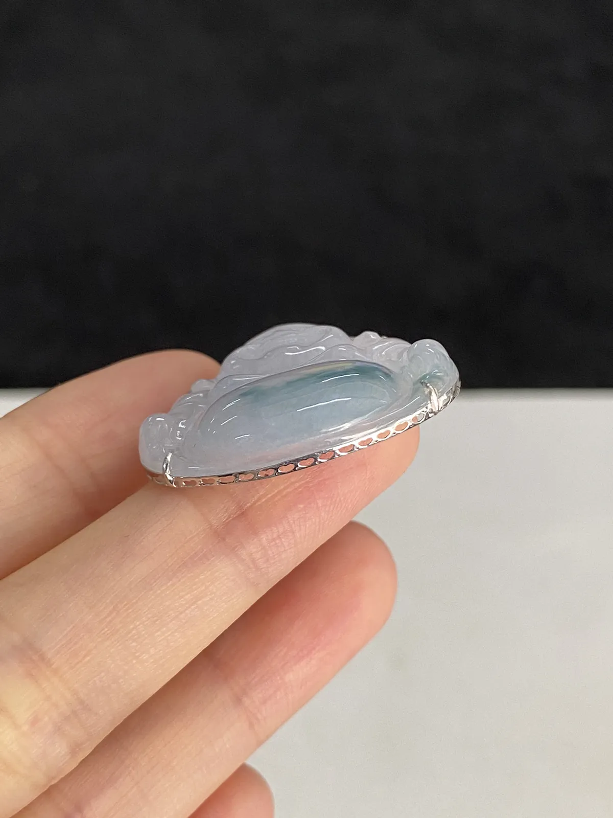 翡翠佛，印记：G18K
