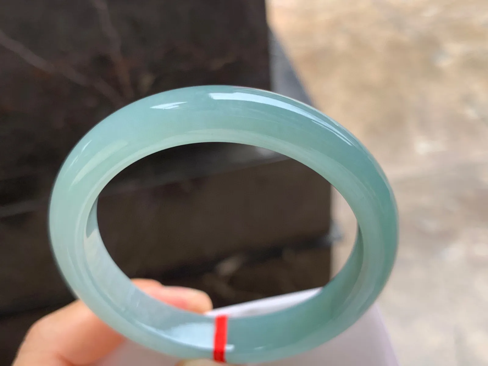 56-12-8.5mm
冰种蓝水手镯 水润