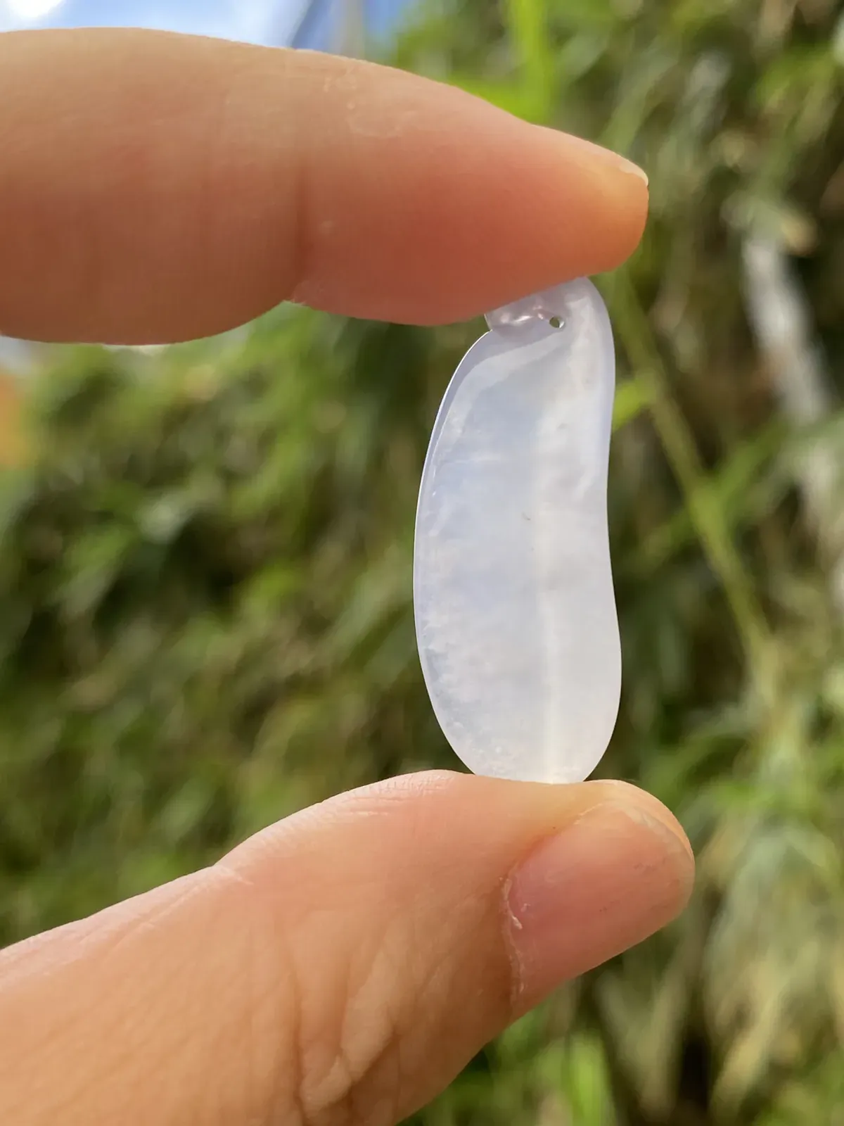 推荐【冰紫福瓜】水润冰透，种老细腻，种水超好，见光不S，超值～～