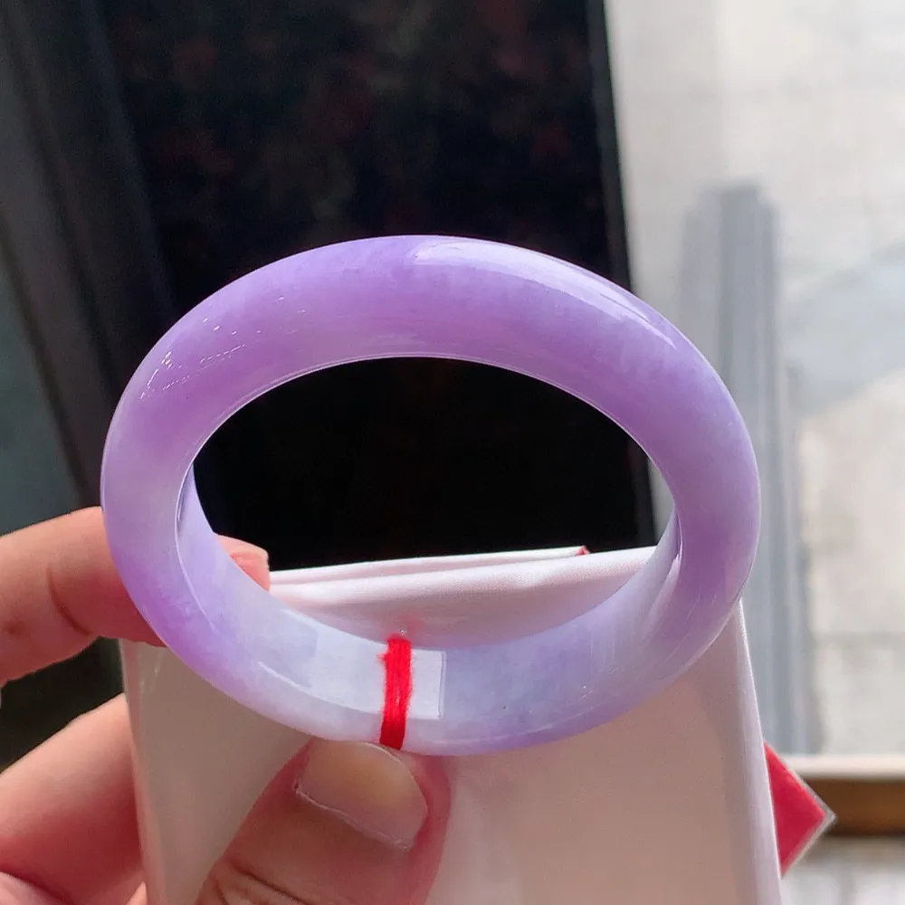 正圈一大圈紫罗兰 一丝细线 尺寸:51.5/12.3/7.9 超美🥰🥰