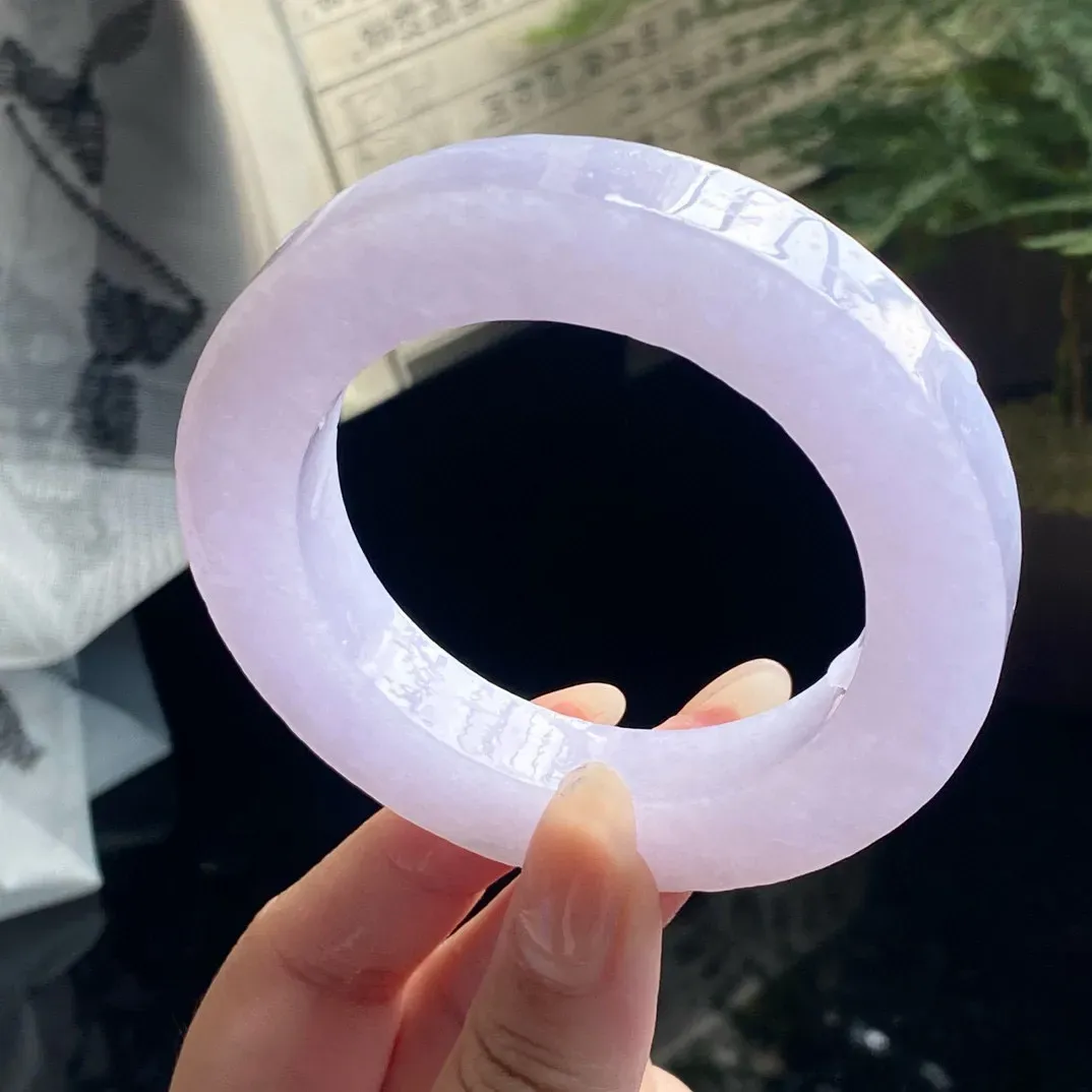 满紫冰粉紫手镯胚
尺寸：81-56-12-12.5
