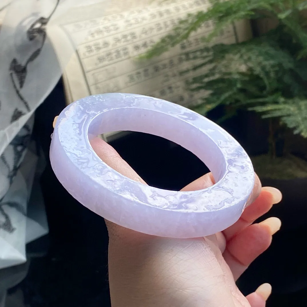 满紫冰粉紫手镯胚
尺寸：81-56-12-12.5