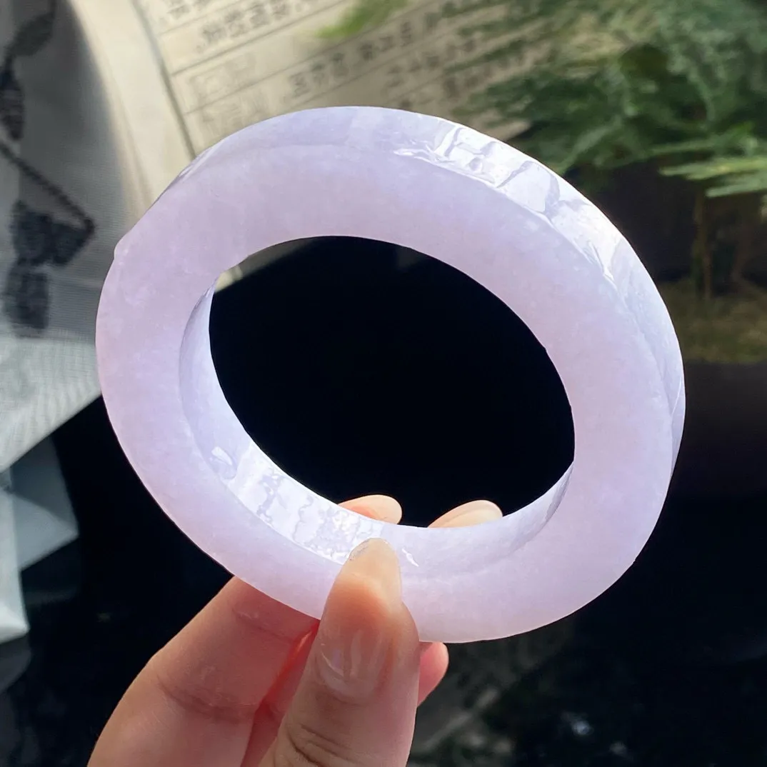 满紫冰粉紫手镯胚
尺寸：81-56-12-12.5