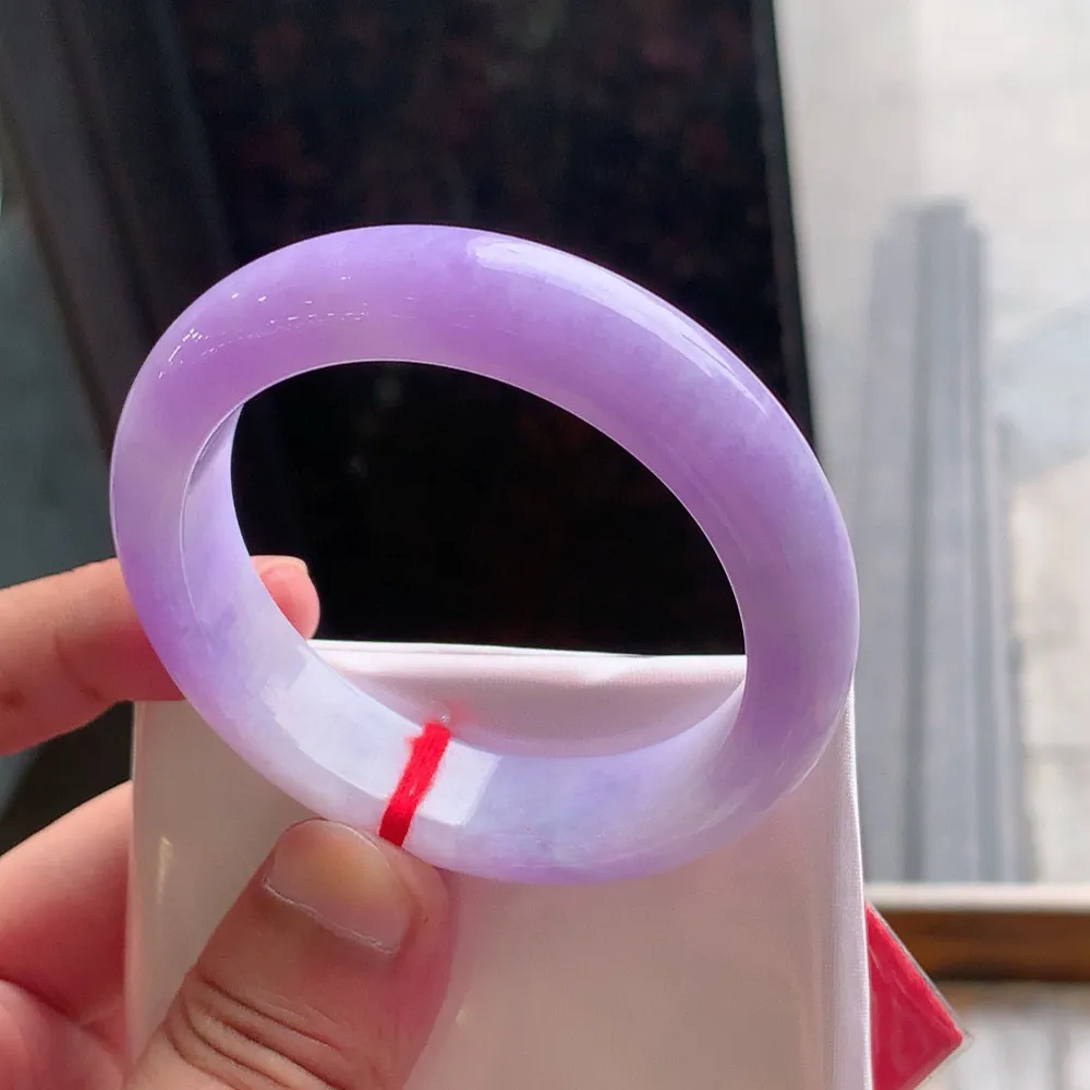 正圈一大圈紫罗兰 一丝细线 尺寸:51.5/12.3/7.9 超美🥰🥰