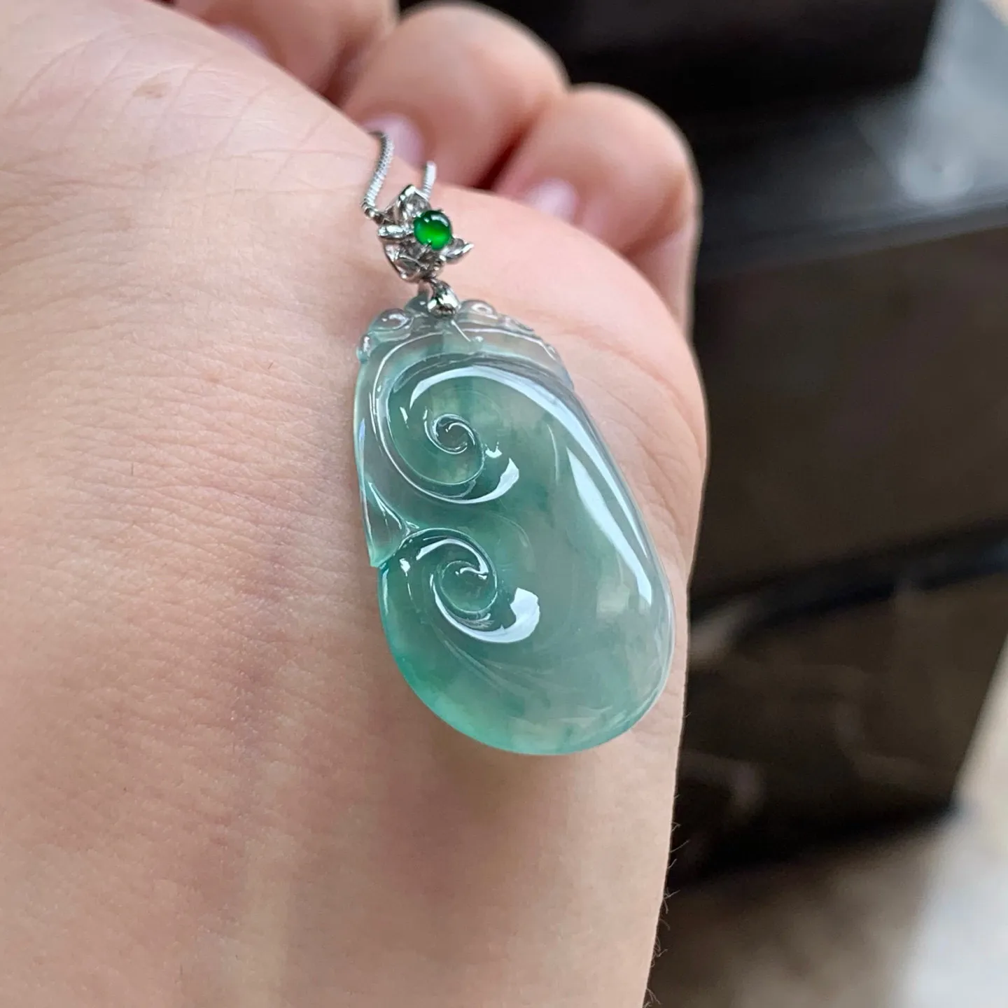 冰种飘花如意
事事如意～