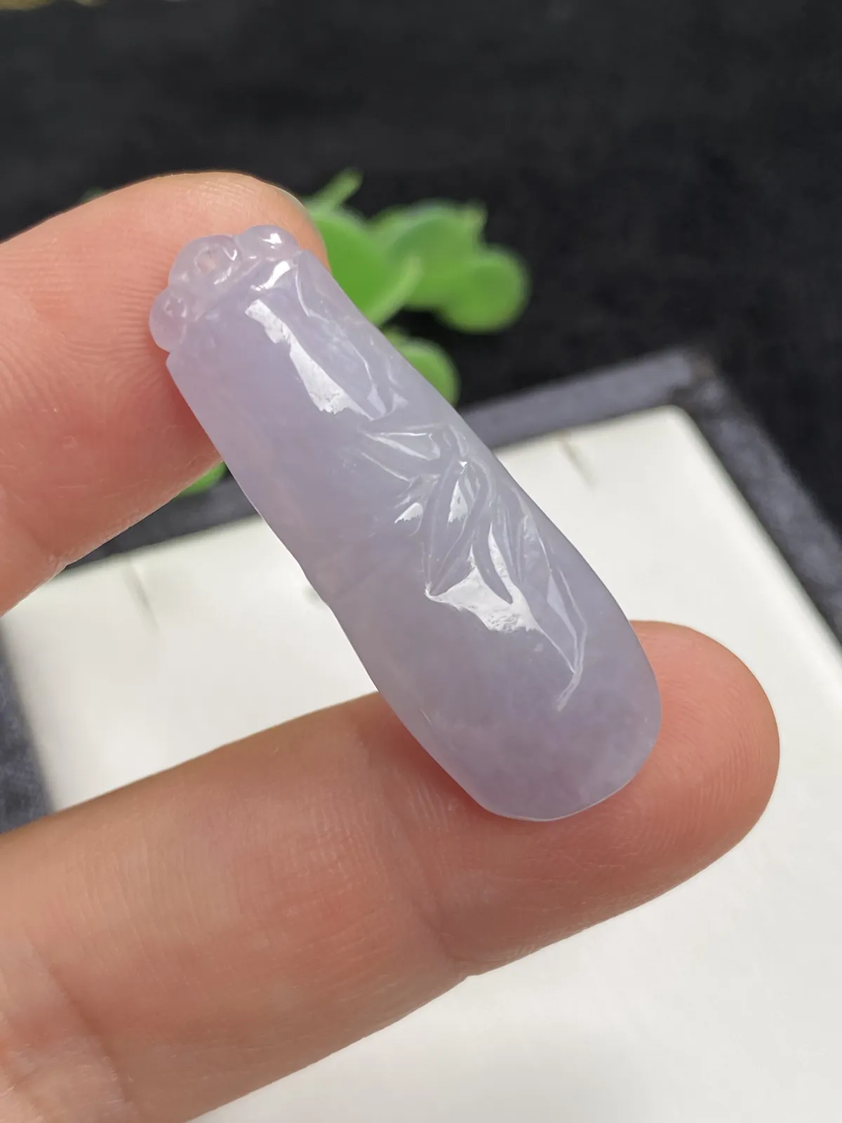 推荐【冰紫竹节】节节高升，无纹裂，水润冰透，细腻，种老，紫色浓郁，超值～～