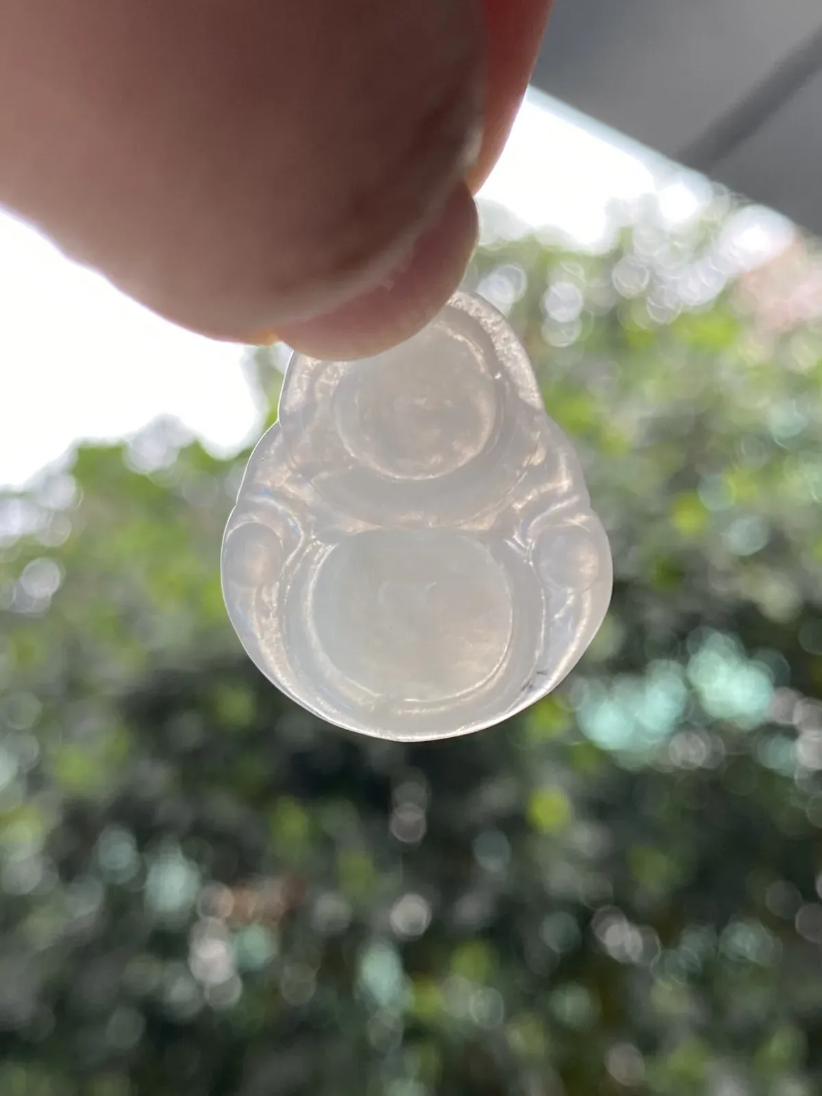 推荐【冰坐佛】无纹裂，水润，细腻，冰透，超值～～