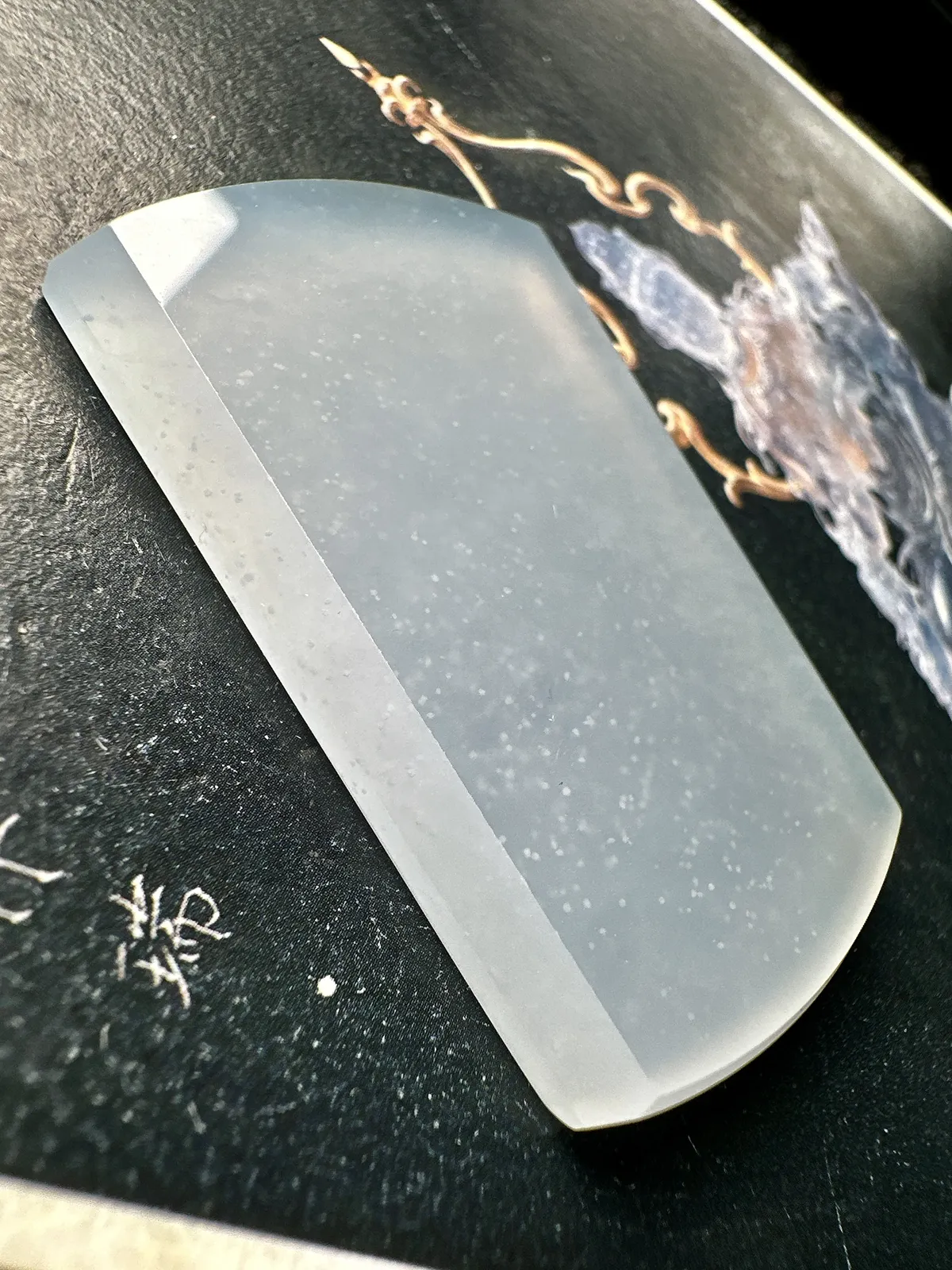 【冰种无事牌】老坑木那雪花棉，质地细腻，种水色俱全，冰透闪亮