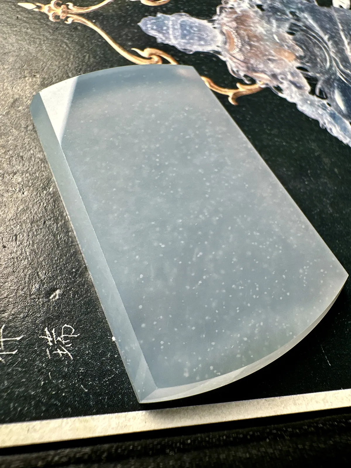 【冰种无事牌】老坑木那雪花棉，质地细腻，种水色俱全，冰透闪亮