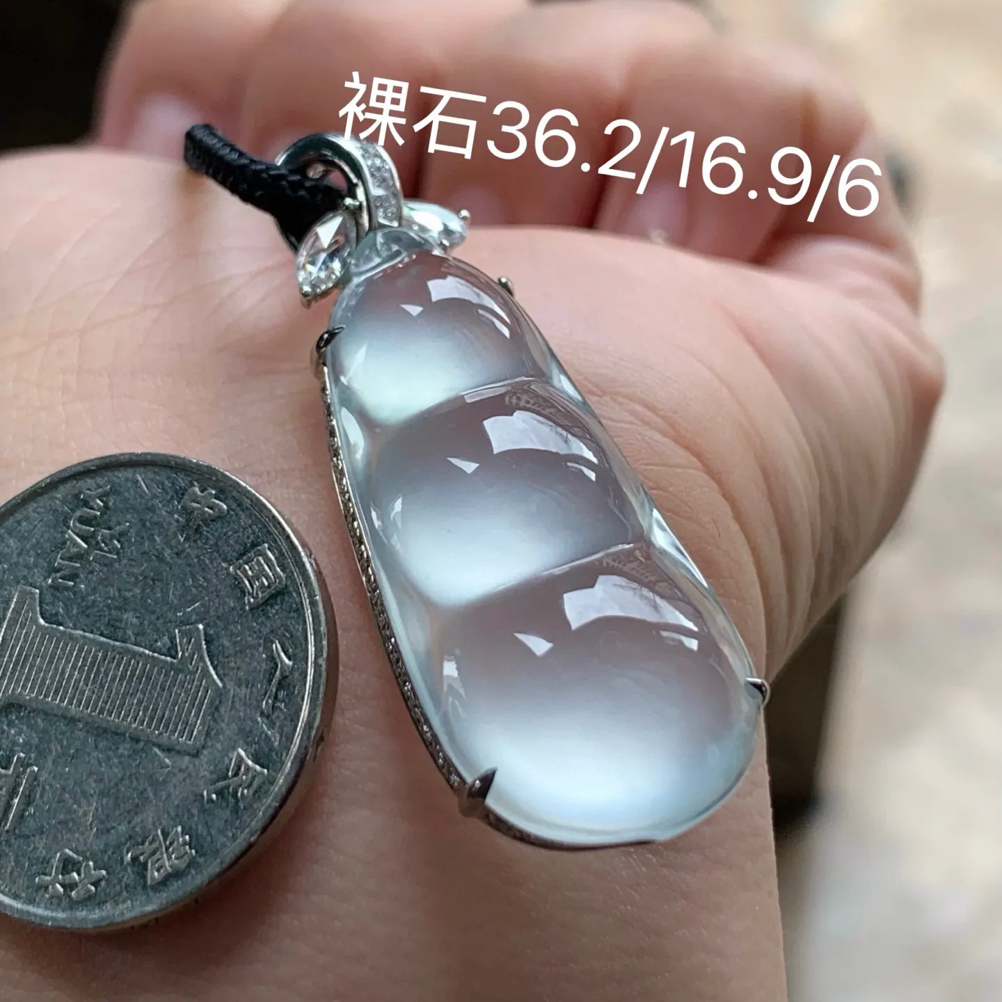 高冰福豆
真金镶嵌 精致