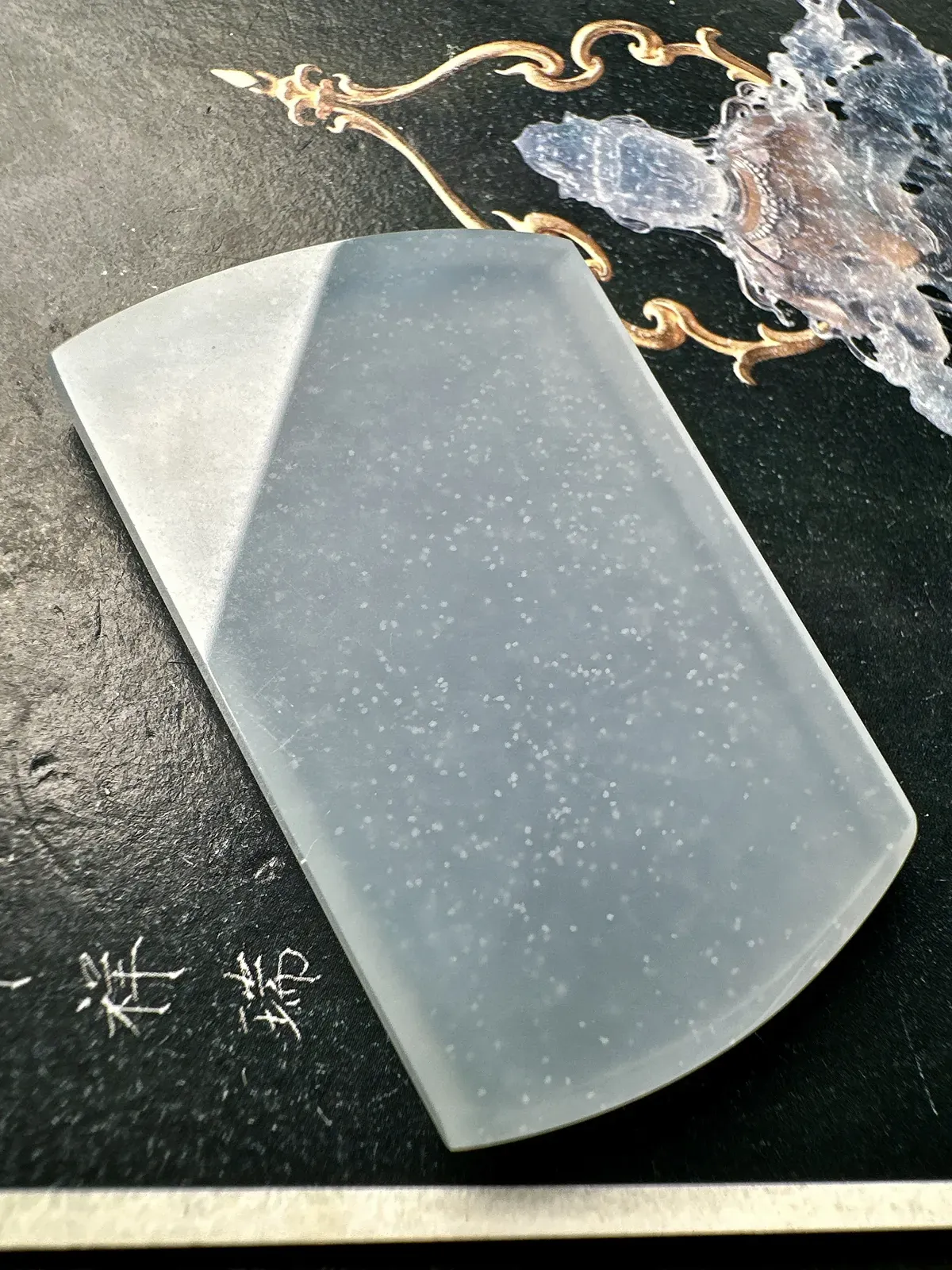 【冰种无事牌】老坑木那雪花棉，质地细腻，种水色俱全，冰透闪亮