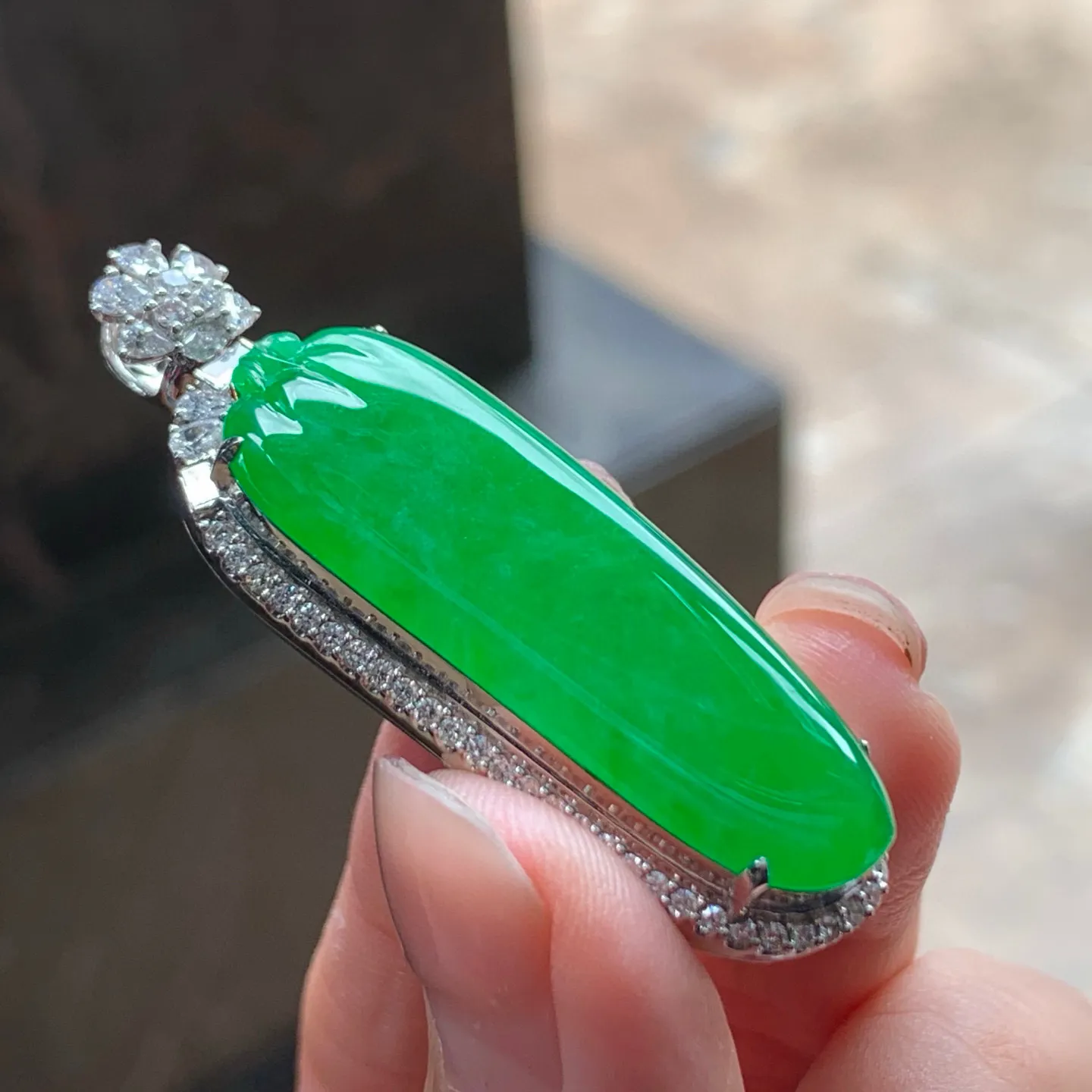 冰辣绿福瓜
真金镶嵌 大气