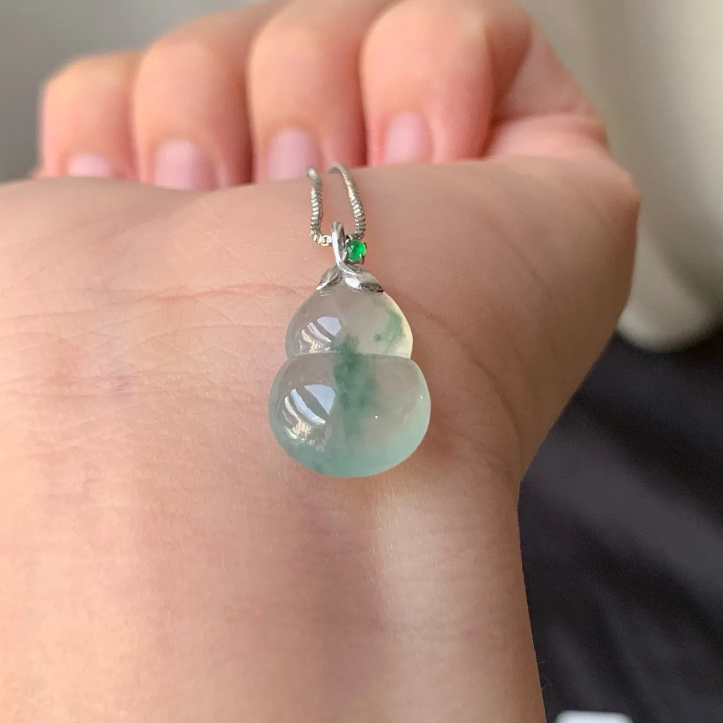 冰种飘花葫芦
一生福禄～