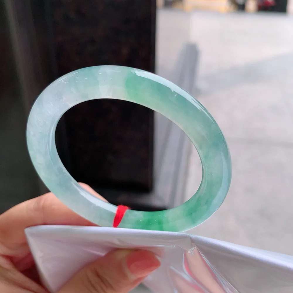 圆条冰玻阳绿 一丝棉线 尺寸:52.8/9 种色兼备