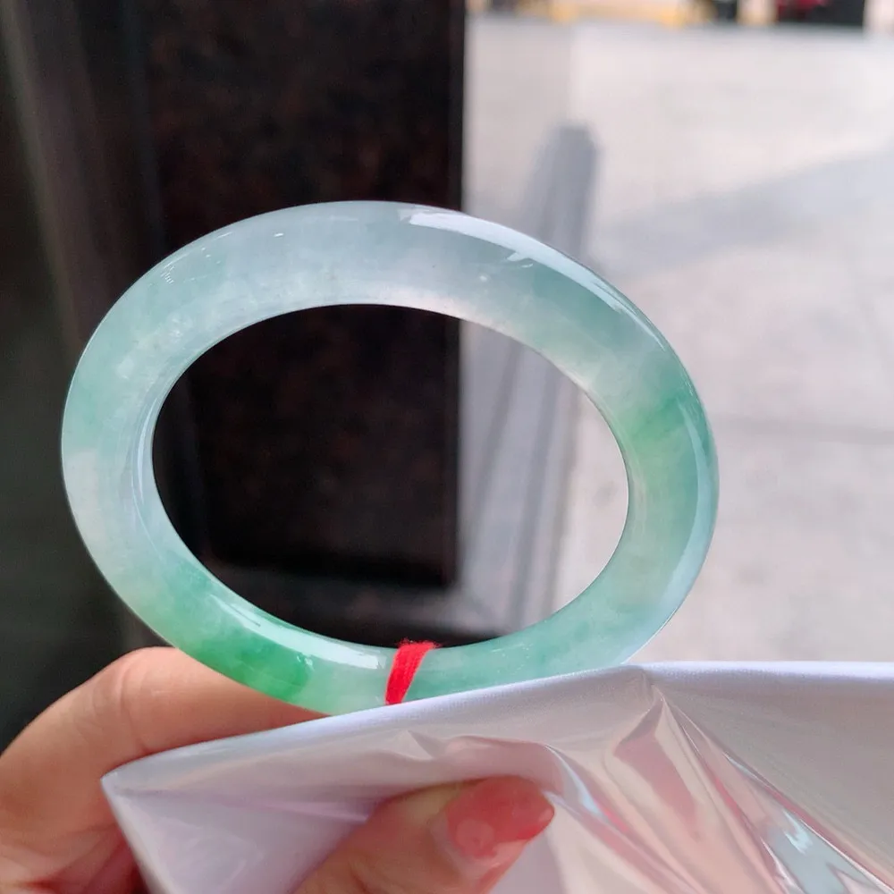 圆条冰玻阳绿 一丝棉线 尺寸:52.8/9 种色兼备