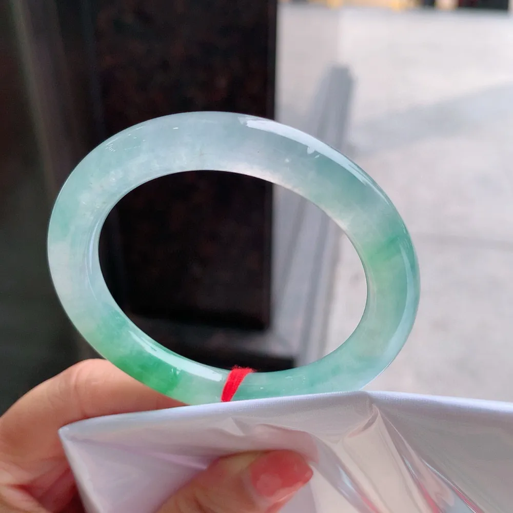 圆条冰玻阳绿 一丝棉线 尺寸:52.8/9 种色兼备