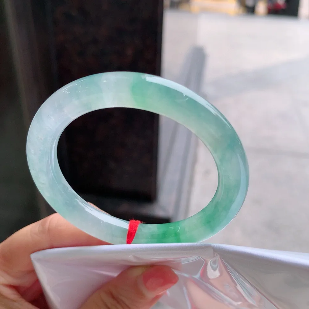 圆条冰玻阳绿 一丝棉线 尺寸:52.8/9 种色兼备