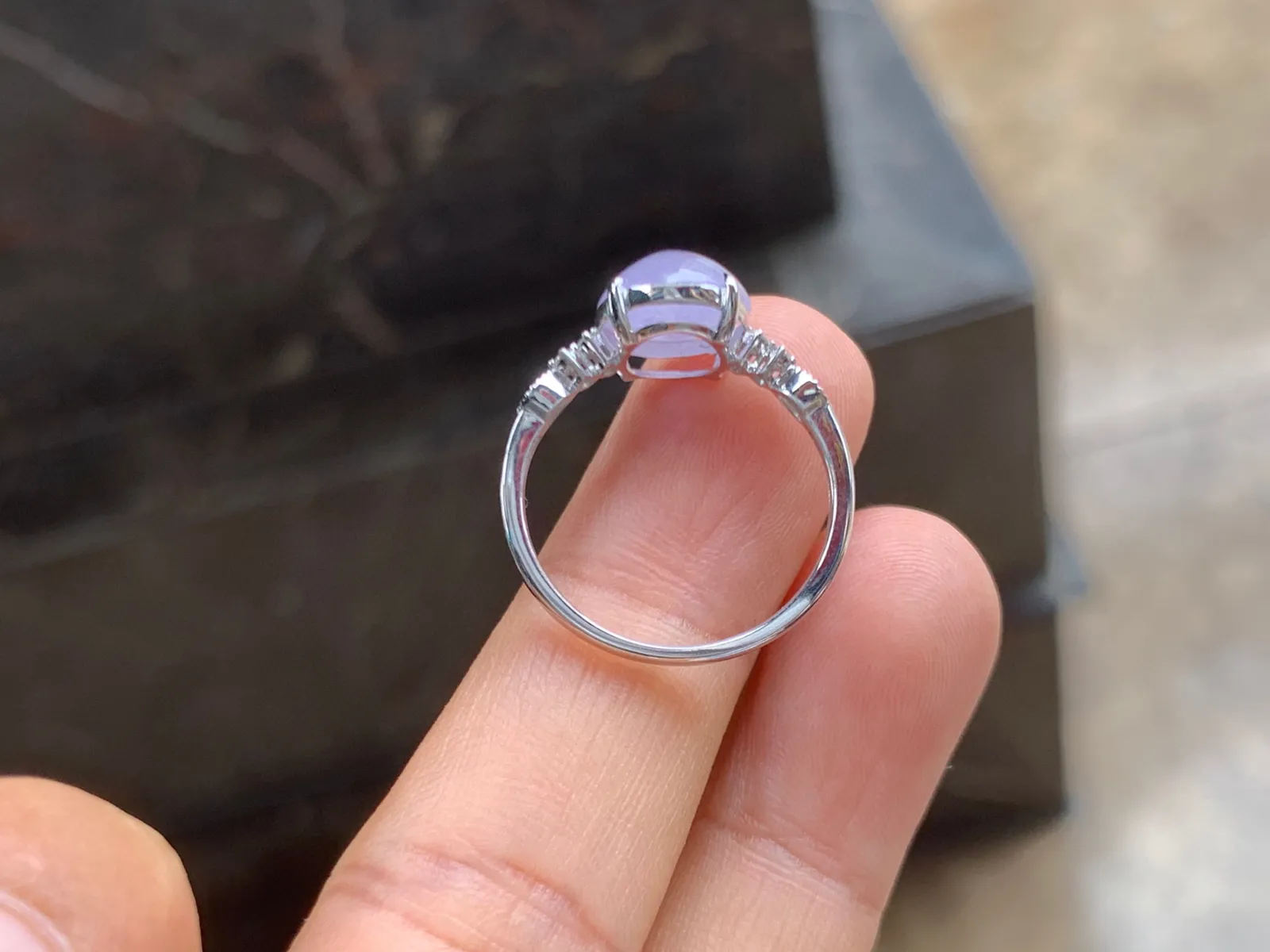 紫罗兰戒指 18K金镶嵌