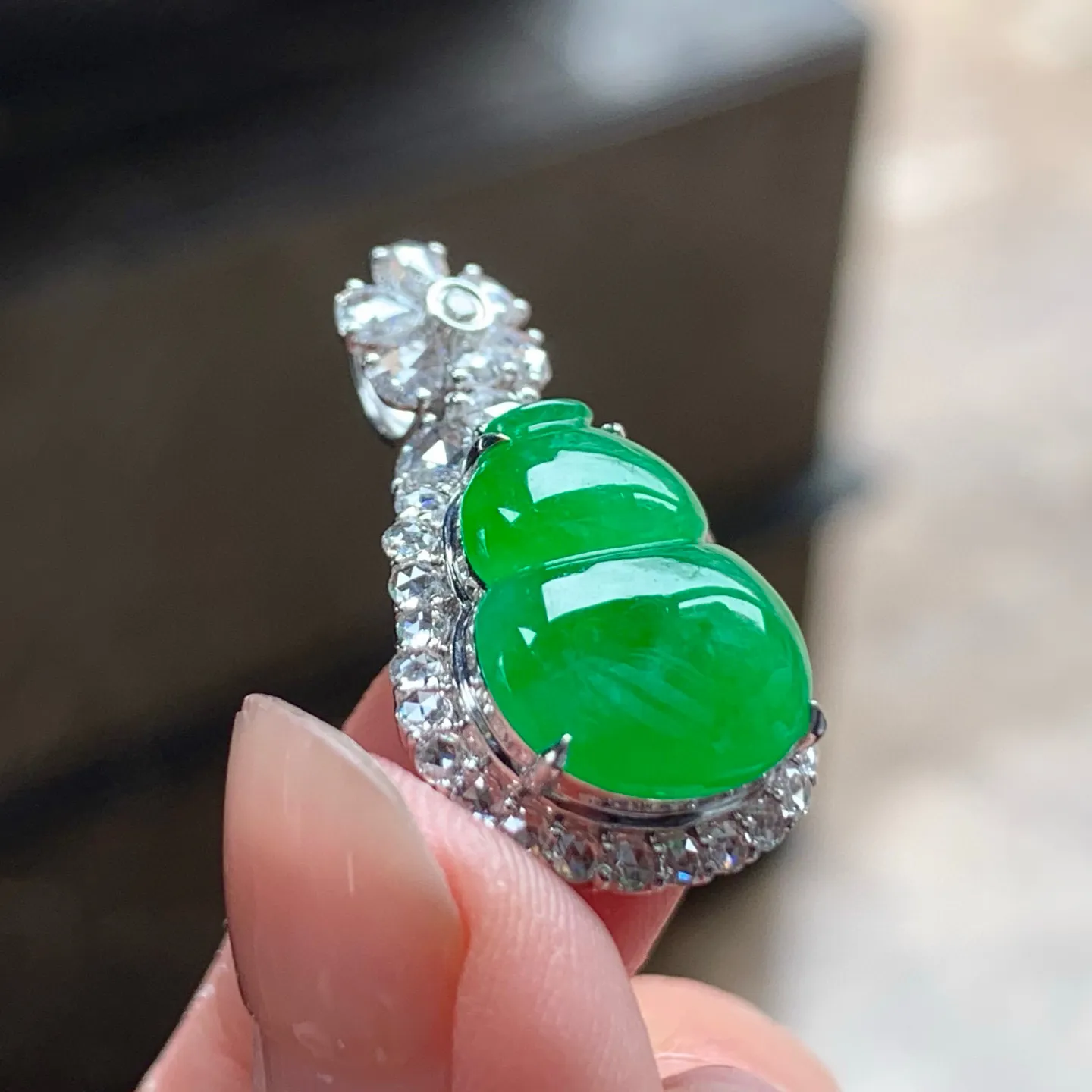 辣绿葫芦
真金镶嵌 精致