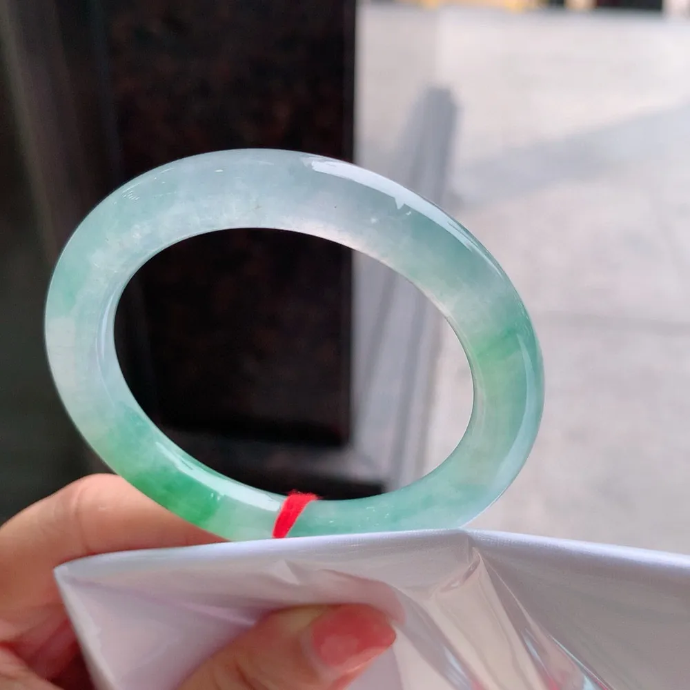 圆条冰玻阳绿 一丝棉线 尺寸:52.8/9 种色兼备