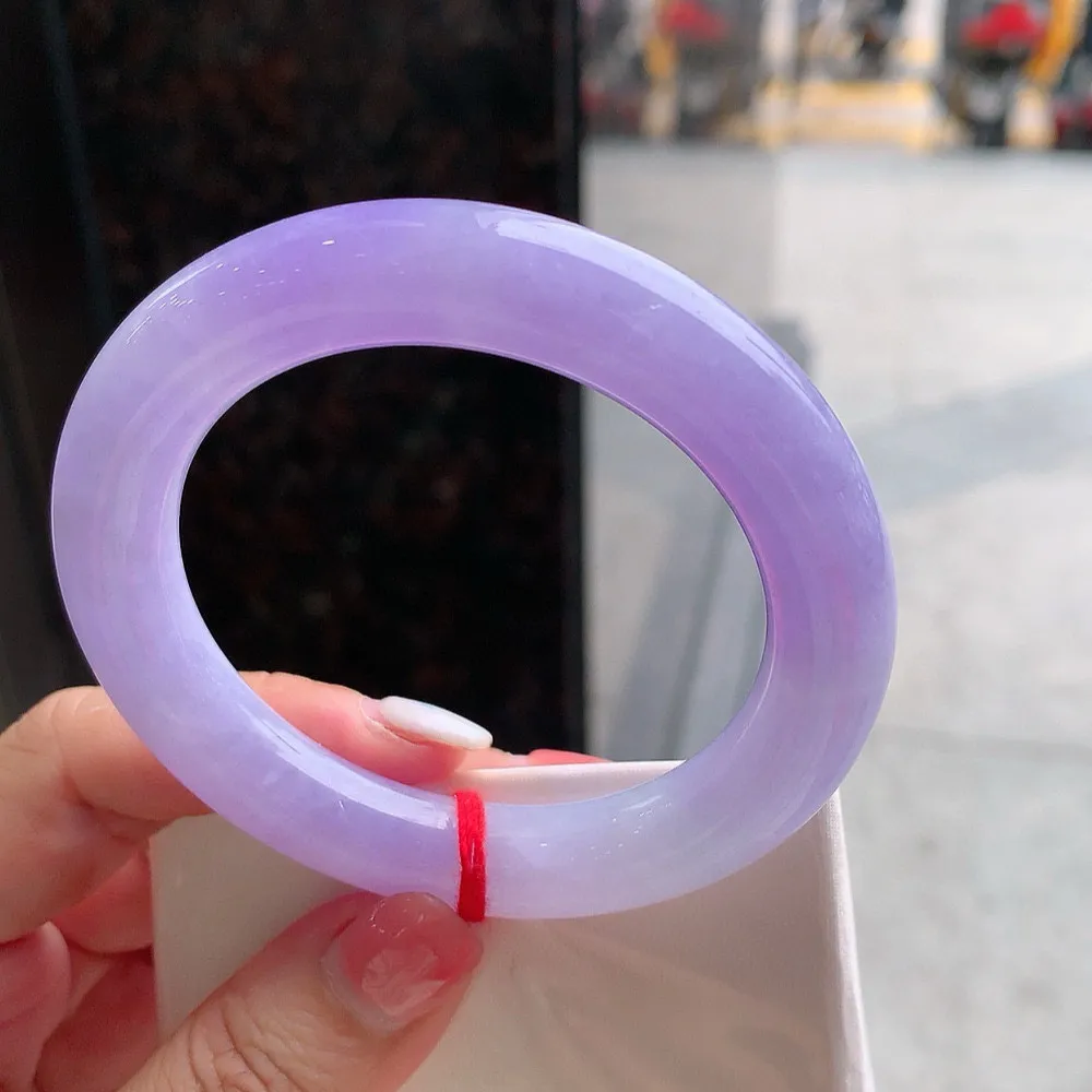 圆条满圈紫罗兰 微棉线不明显 尺寸:54.4/10.9 超美️️