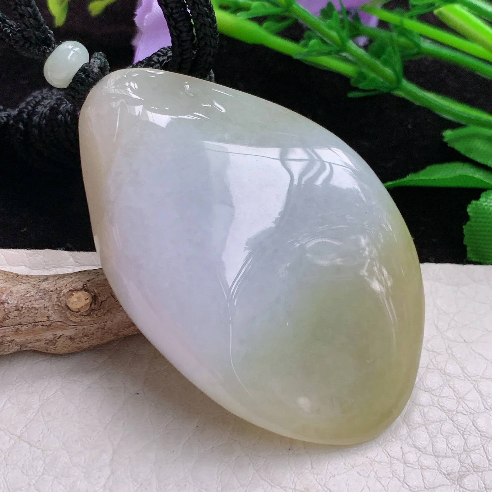 mut实拍59*38*15老坑精雕双彩大日如来佛祖 花开见佛佛主玉吊坠