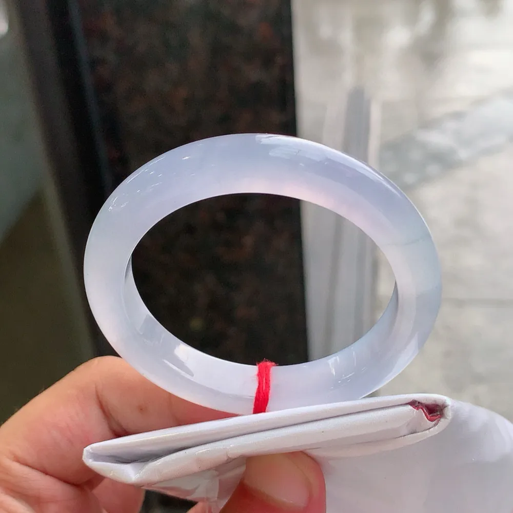 正圈冰玻紫罗兰 微纹 尺寸:51.1/9.8/7.9 种色俱佳