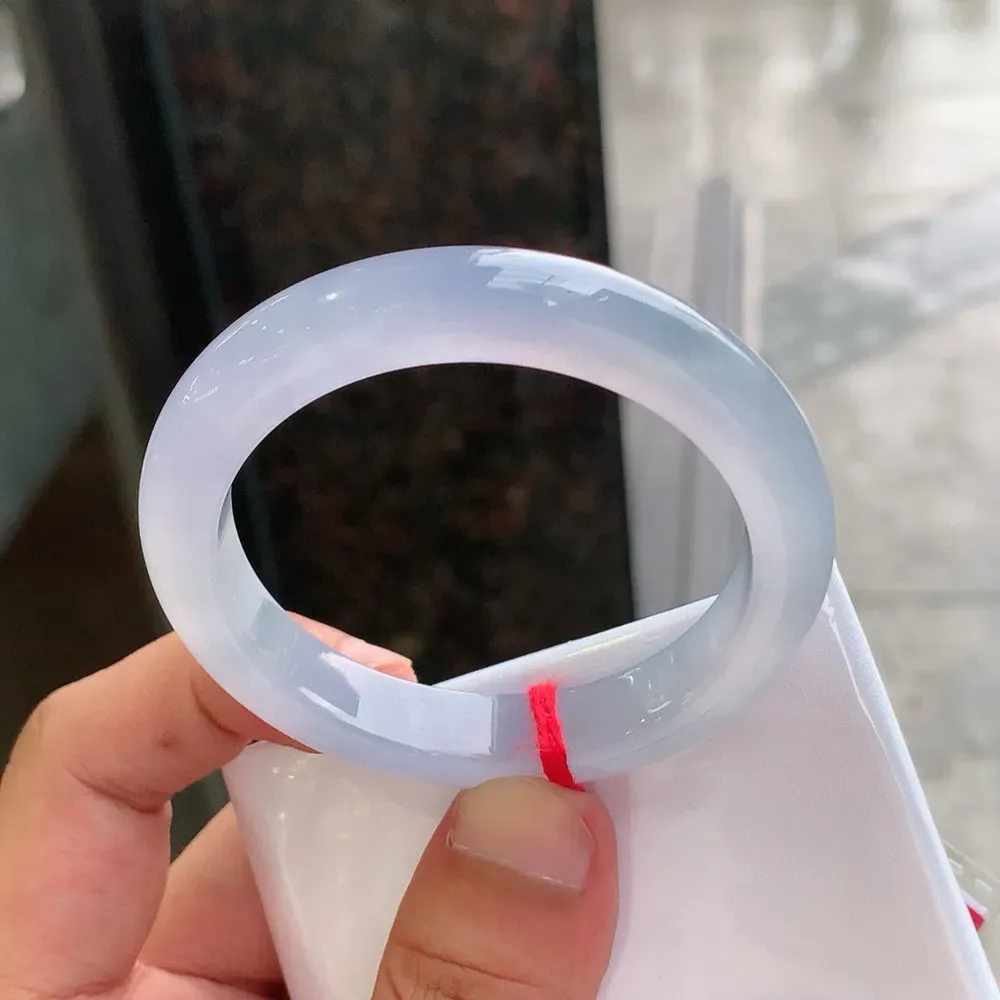 正圈冰玻紫罗兰 微纹 尺寸:51.1/9.8/7.9 种色俱佳