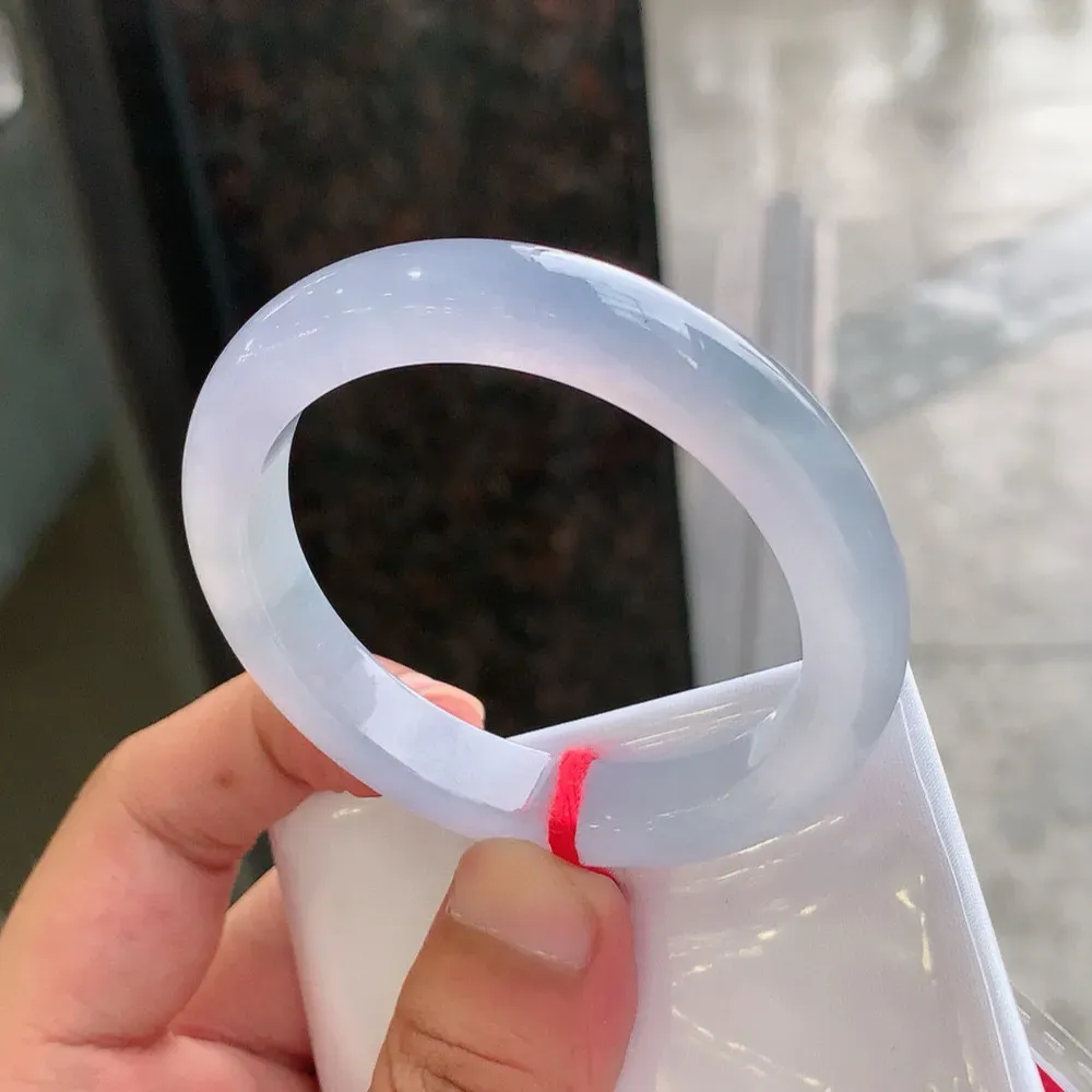 正圈冰玻紫罗兰 微纹 尺寸:51.1/9.8/7.9 种色俱佳