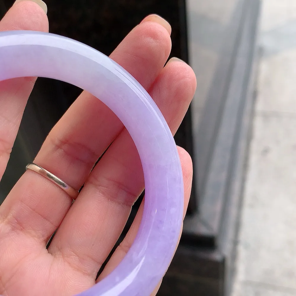 圆条满圈紫罗兰 微棉线不明显 尺寸:54.4/10.9 超美️️