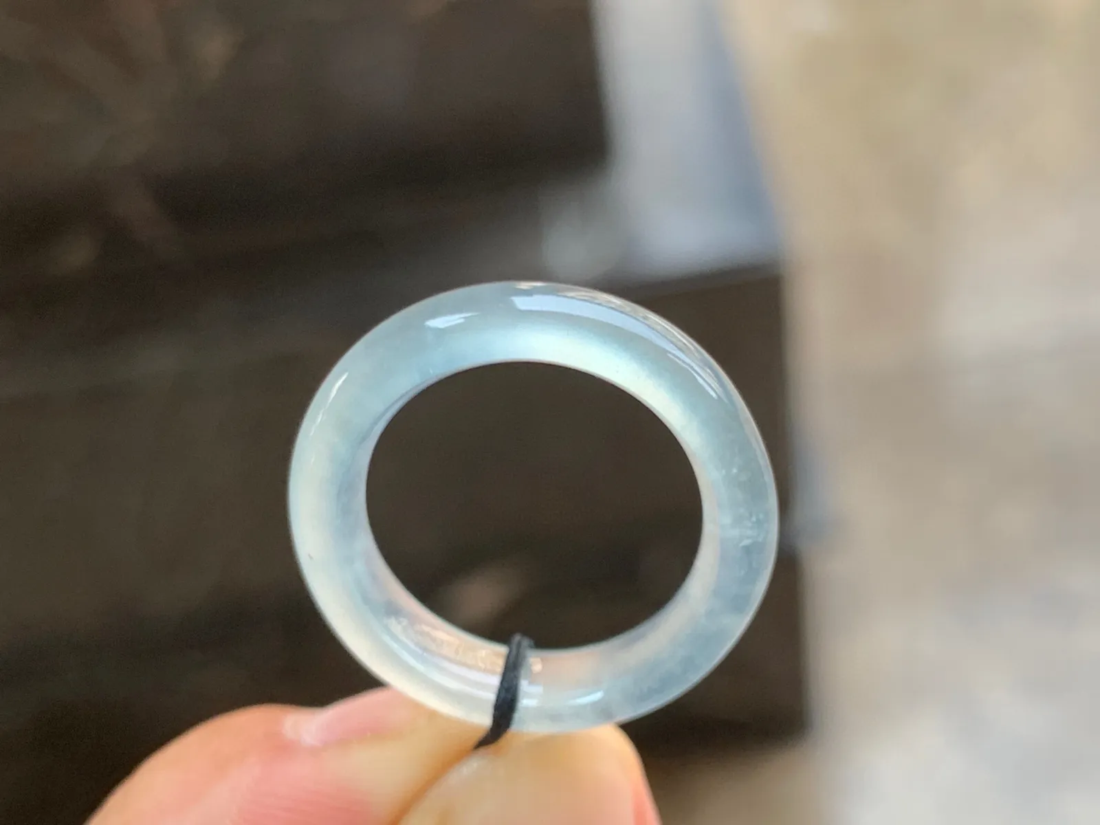 冰种指环 透亮起光