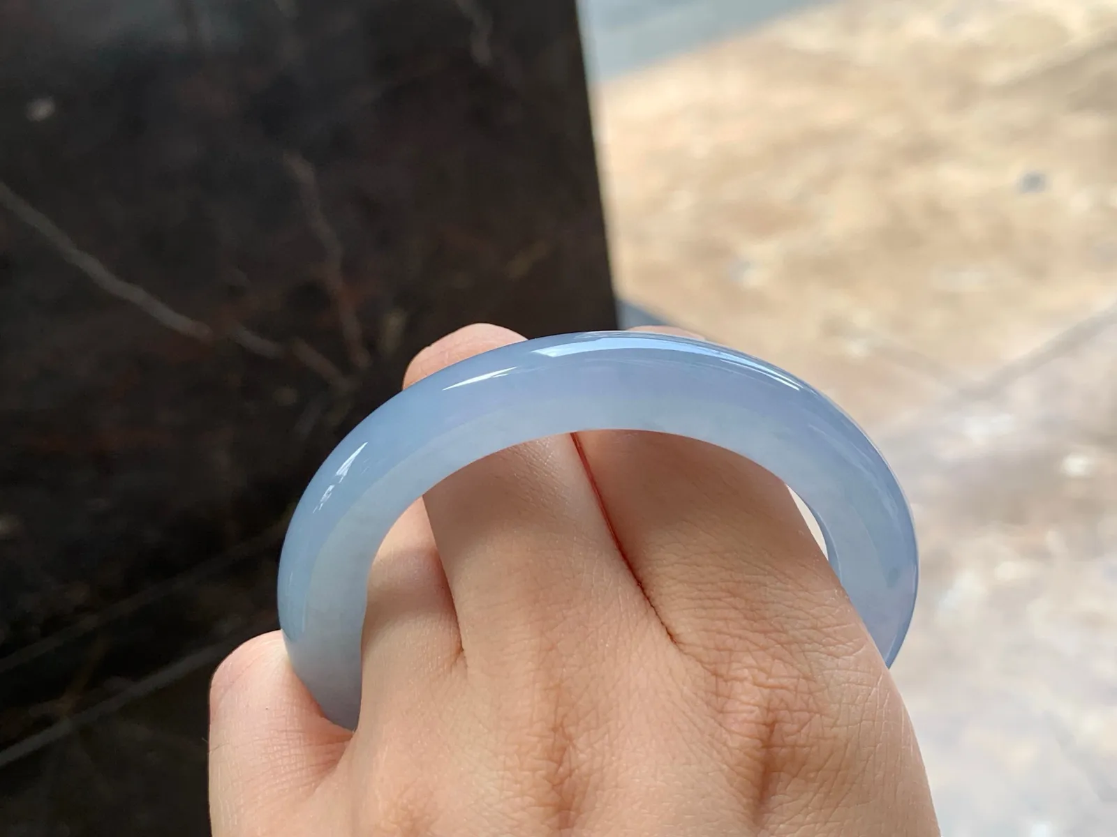 冰紫春福镯
清爽54/10mm