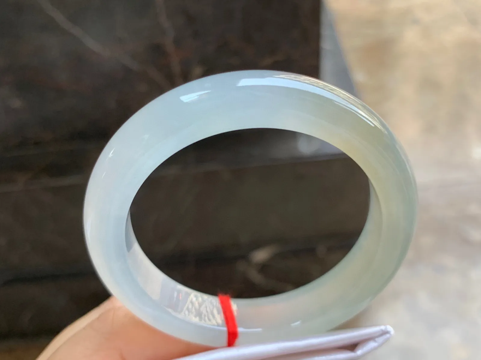 57.5-12-9mm
冰黄翡手镯 冰透光亮