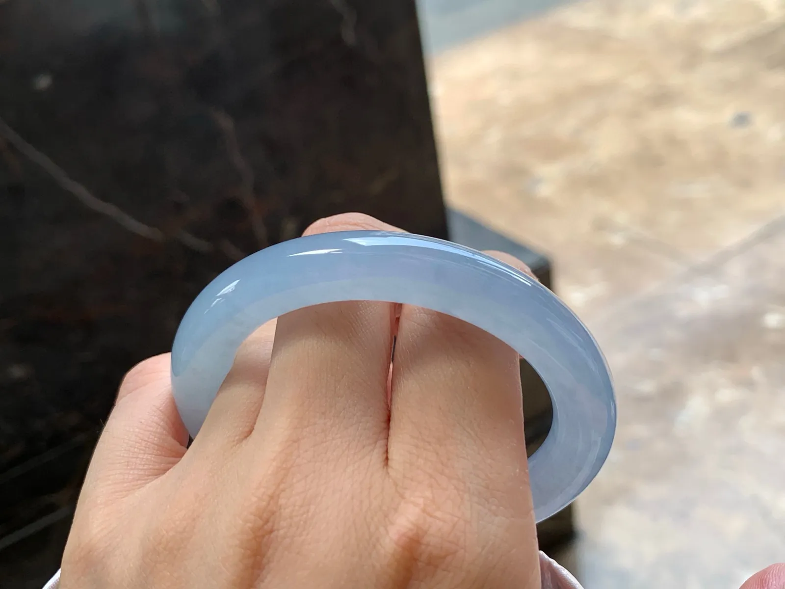 冰紫春福镯
清爽54/10mm