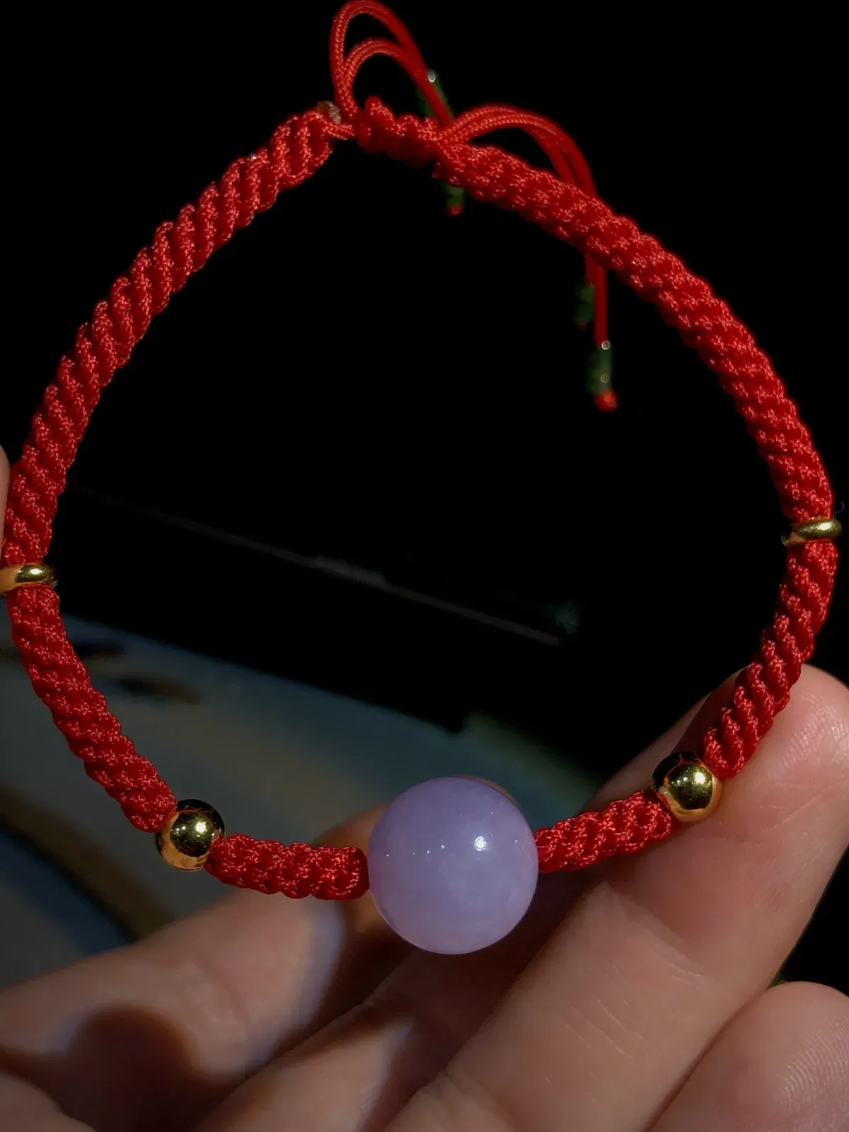 珠子手链手串编绳。直径12.5mm，