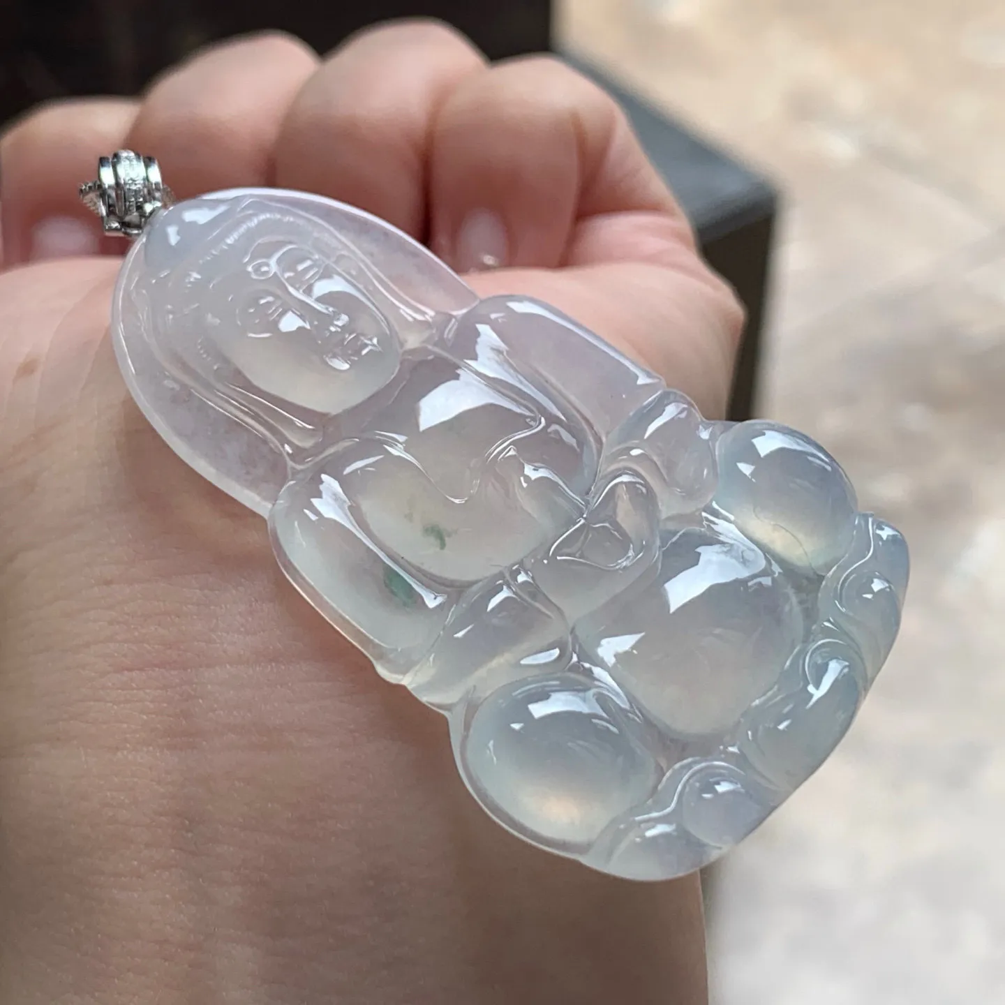 冰种观音
清爽 金扣