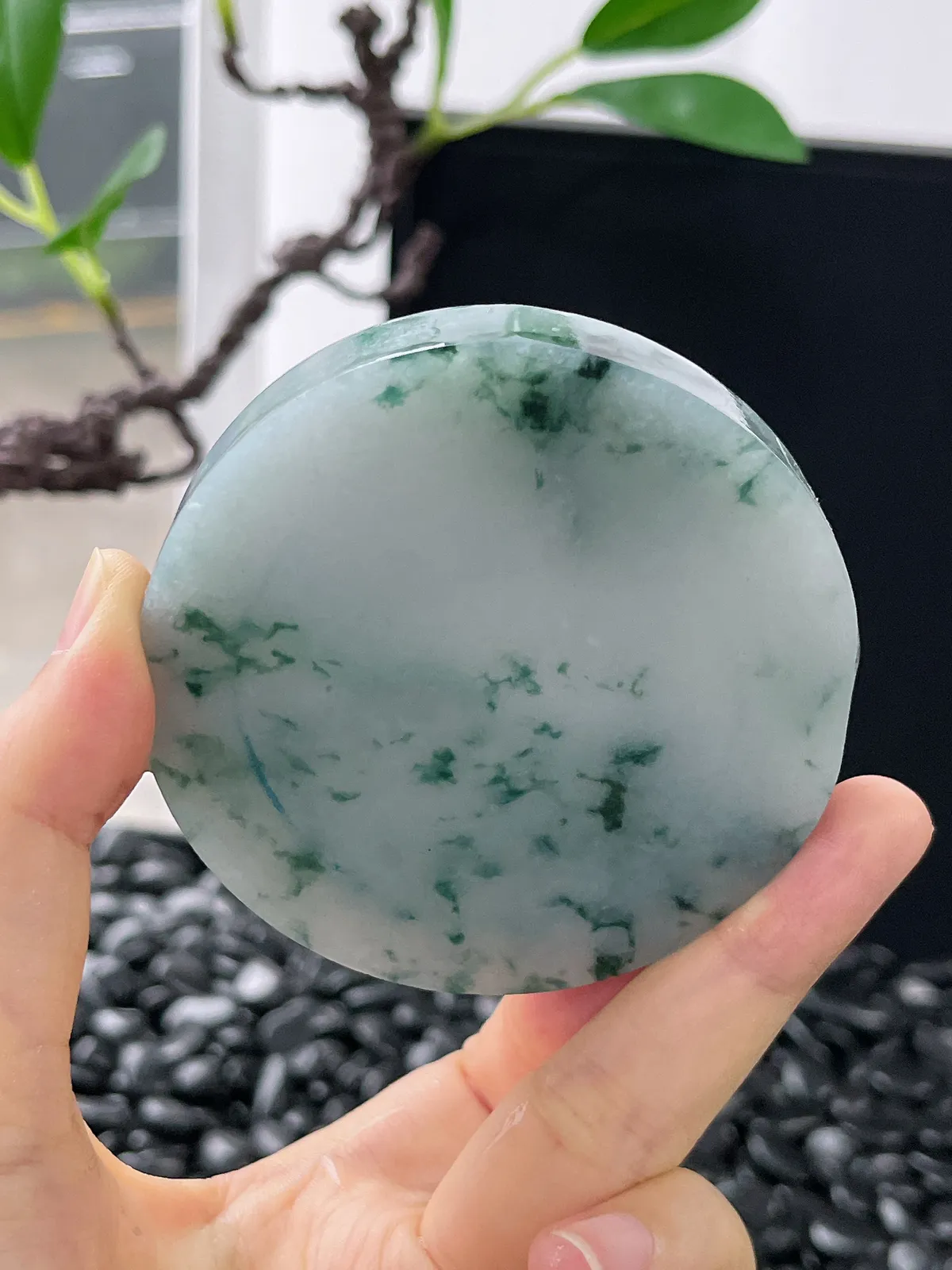 翡翠镯饼，⭕️正圈最大做52.5，圆条最大做48.5