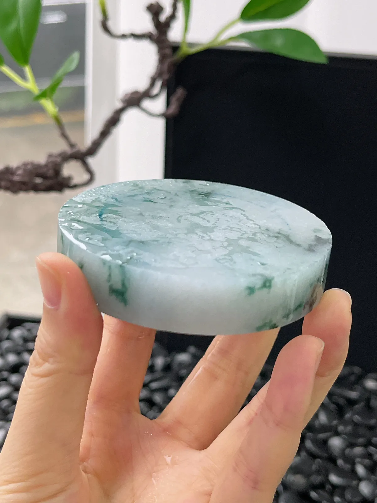 翡翠镯饼，⭕️正圈最大做52.5，圆条最大做48.5