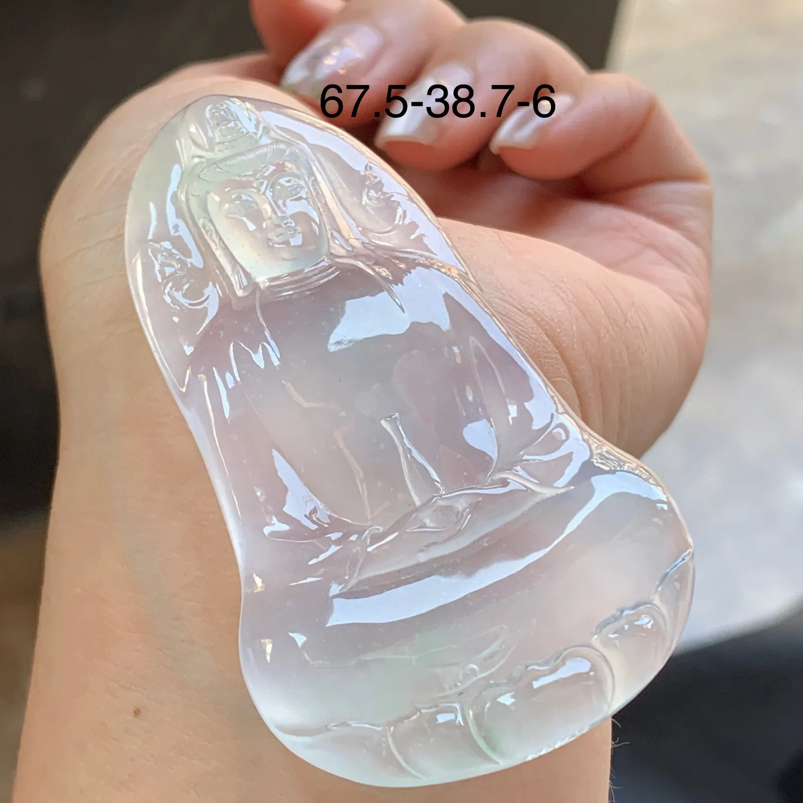 高冰素衣观音^_^种老 冰透 料子美