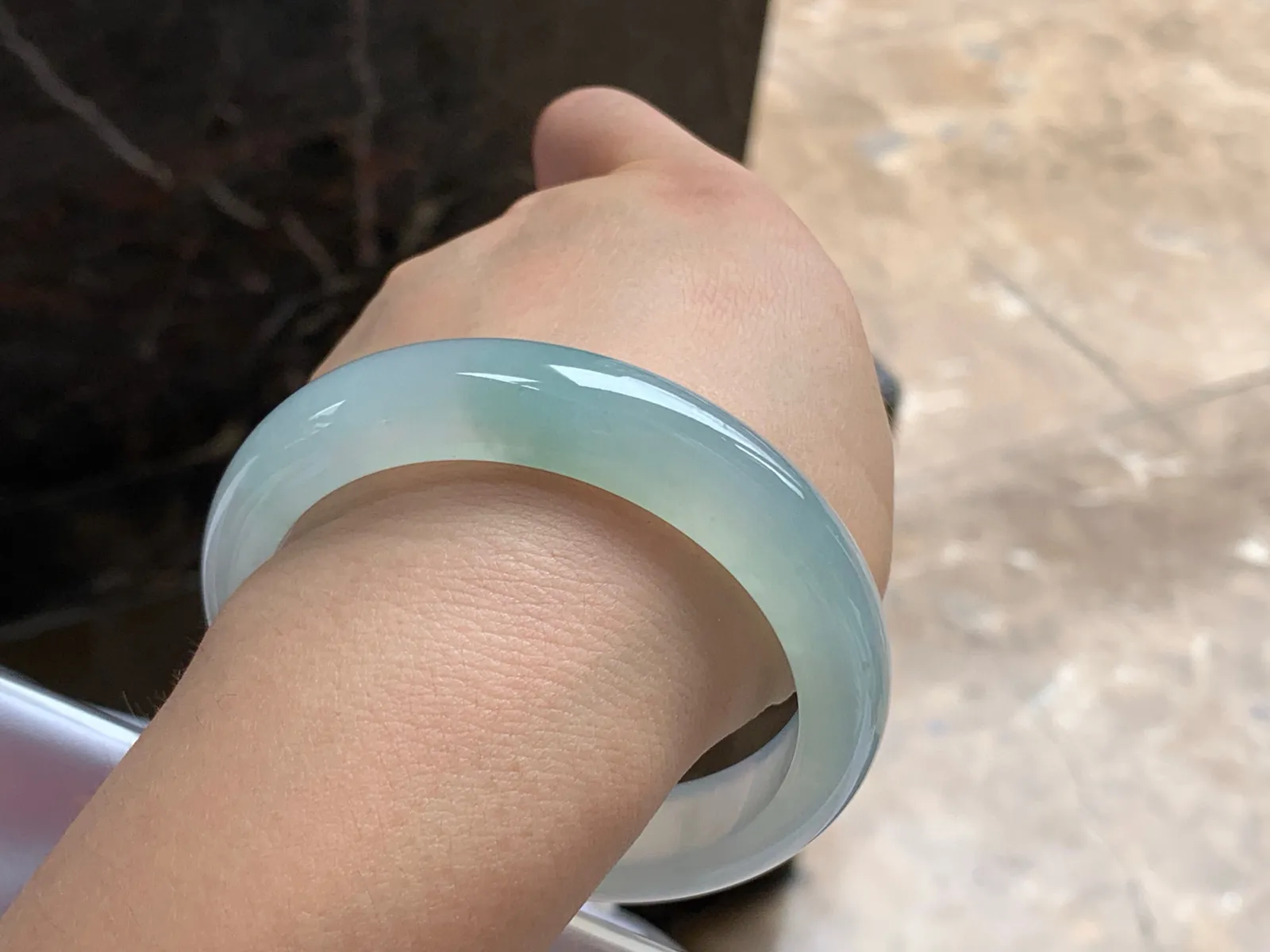 56.5-13.4-8.8

冰晴手镯^_^水润 冰透