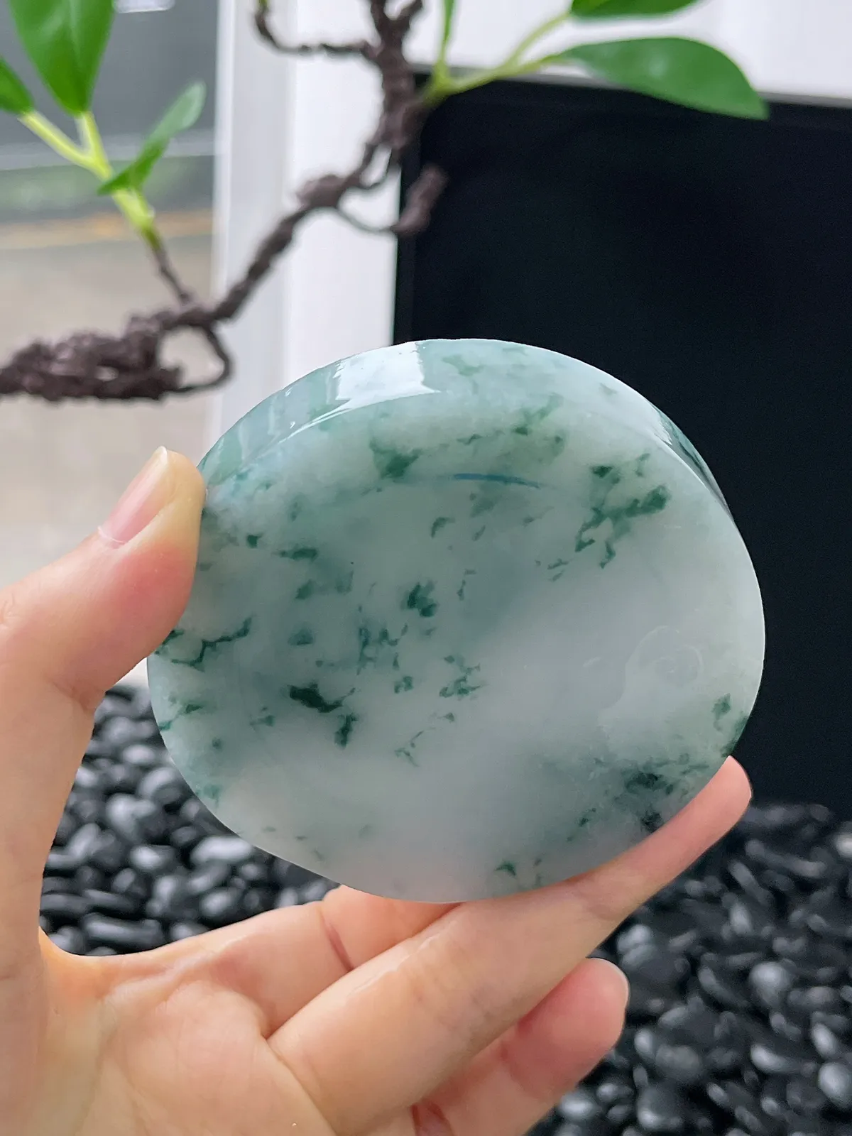 翡翠镯饼，⭕️正圈最大做52.5，圆条最大做48.5