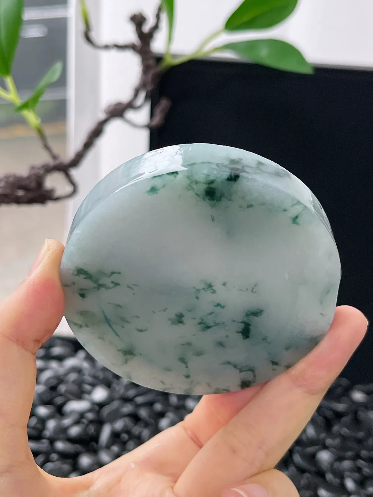 翡翠镯饼，⭕️正圈最大做52.5，圆条最大做48.5