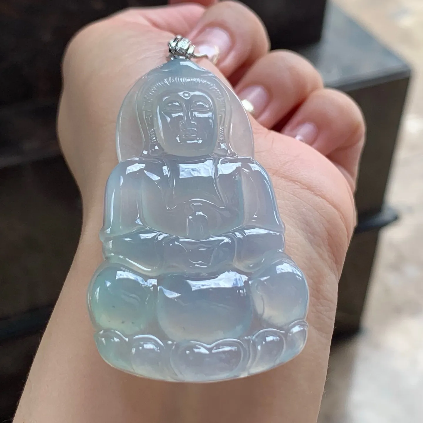 冰种观音
金扣